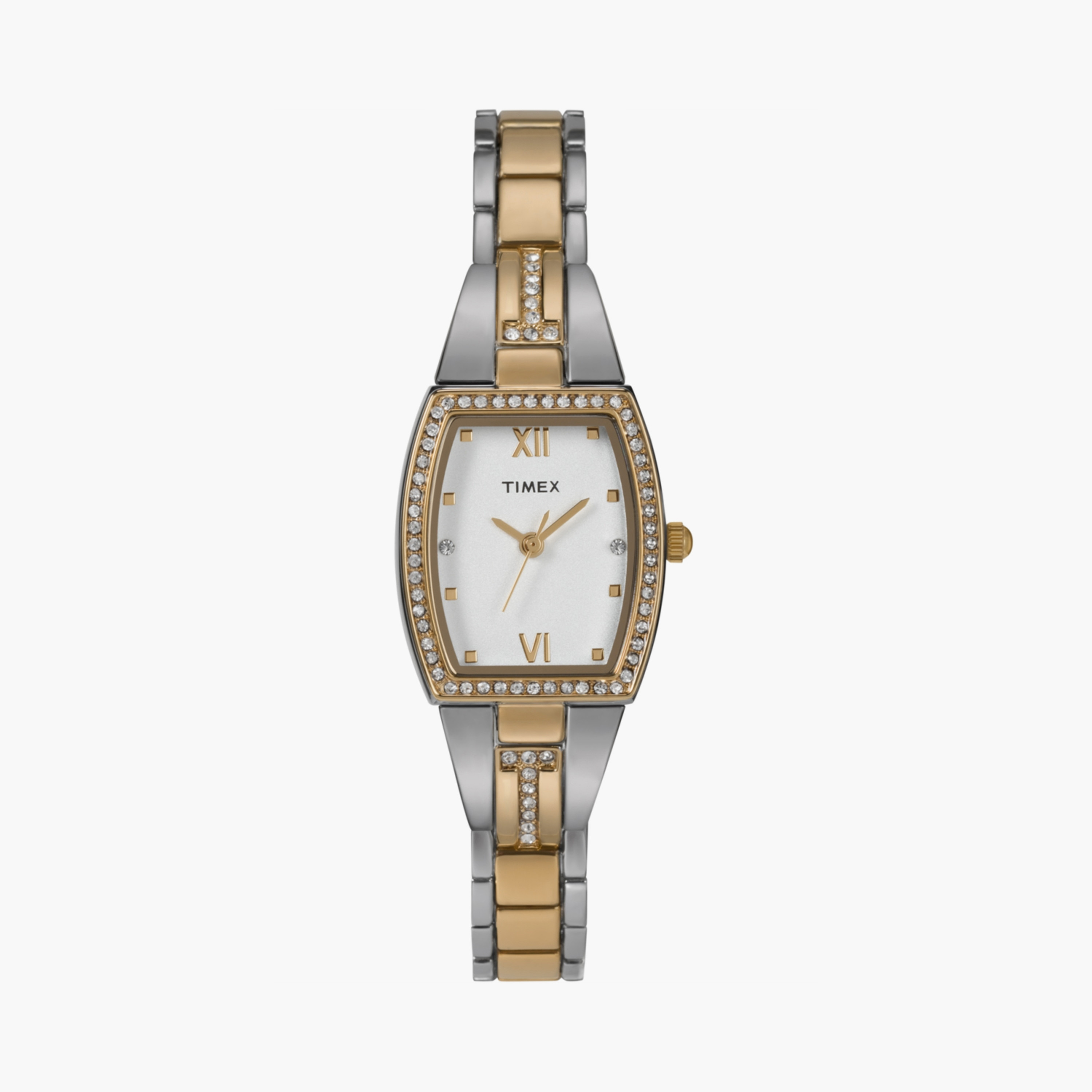 تايمكس ساعة يد نسائية 22 مم فضية أنالوج ستانلس ستيل | TW2W95600-women-watchesandjewellery-watches-image-1