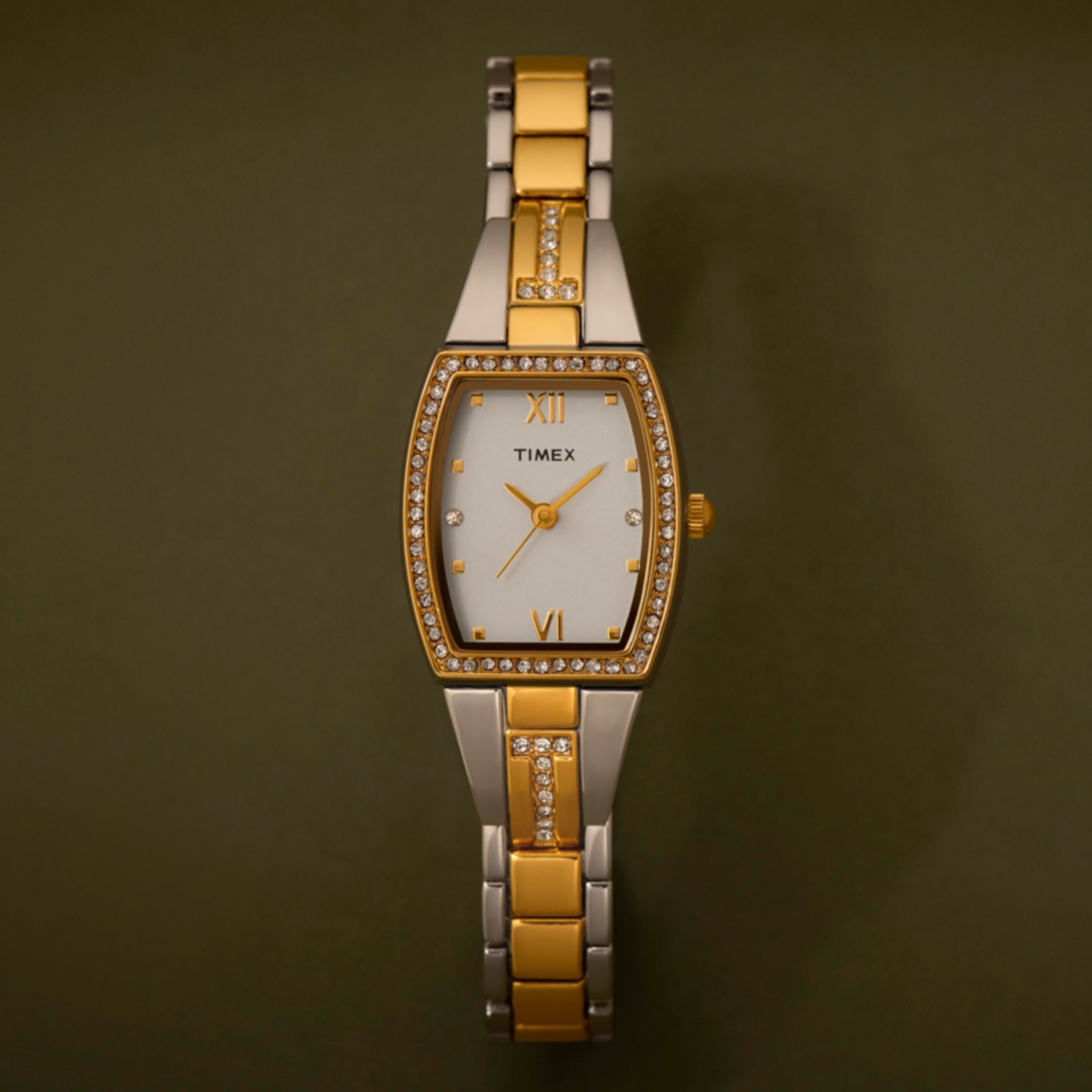 تايمكس ساعة يد نسائية 22 مم فضية أنالوج ستانلس ستيل | TW2W95600-women-watchesandjewellery-watches-image-6