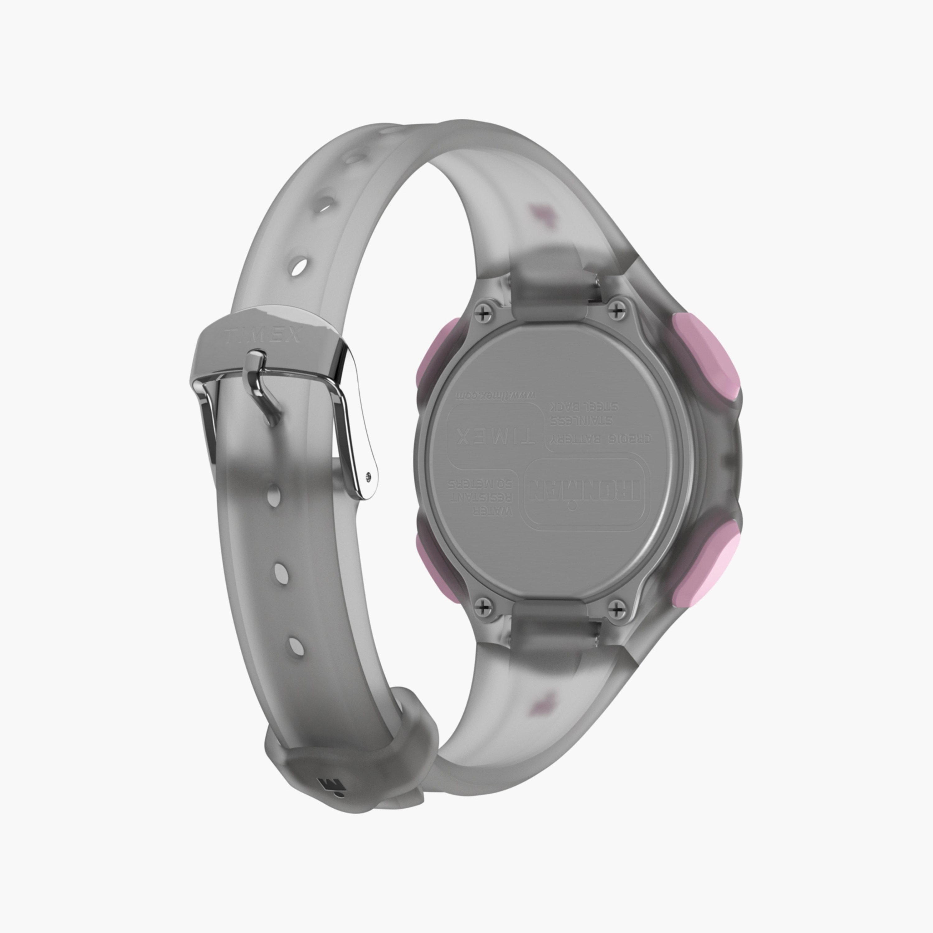 تايمكس ساعة يد نسائية 34 مم رمادية رقمية سيليكون | TW5M65700-women-watchesandjewellery-watches-image-4