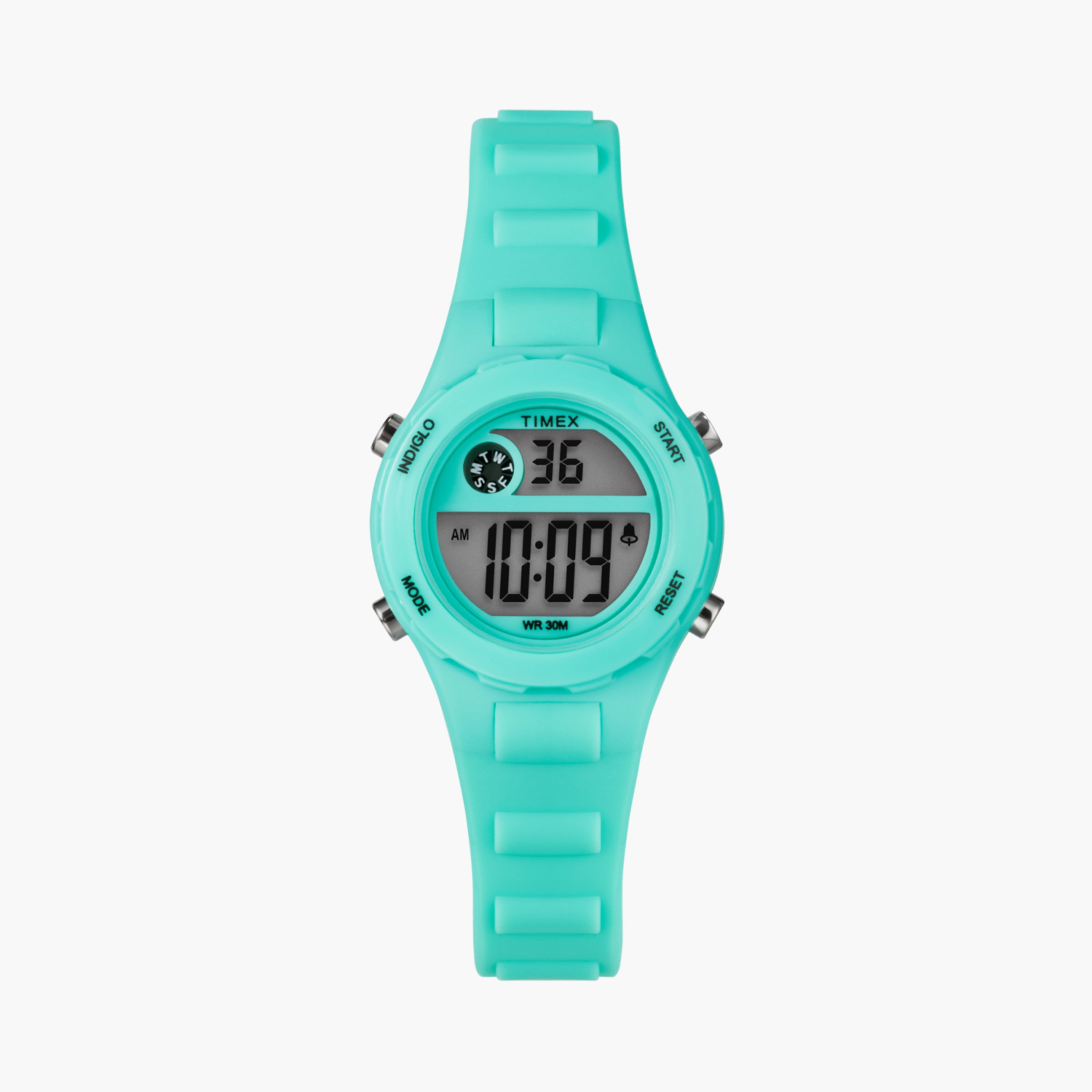 تايمكس ساعة يد للأطفال 27 مم زرقاء رقمية سيليكون | TW2W92600-girls-accessories-watches-image-1