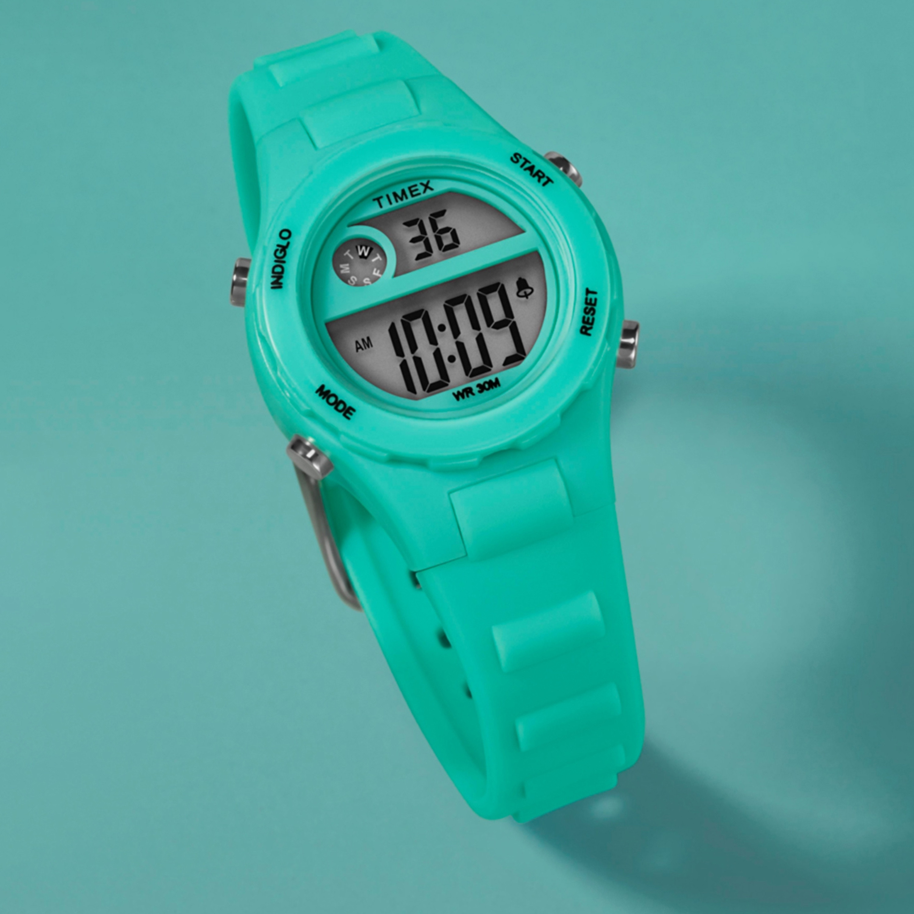 تايمكس ساعة يد للأطفال 27 مم زرقاء رقمية سيليكون | TW2W92600-girls-accessories-watches-image-6