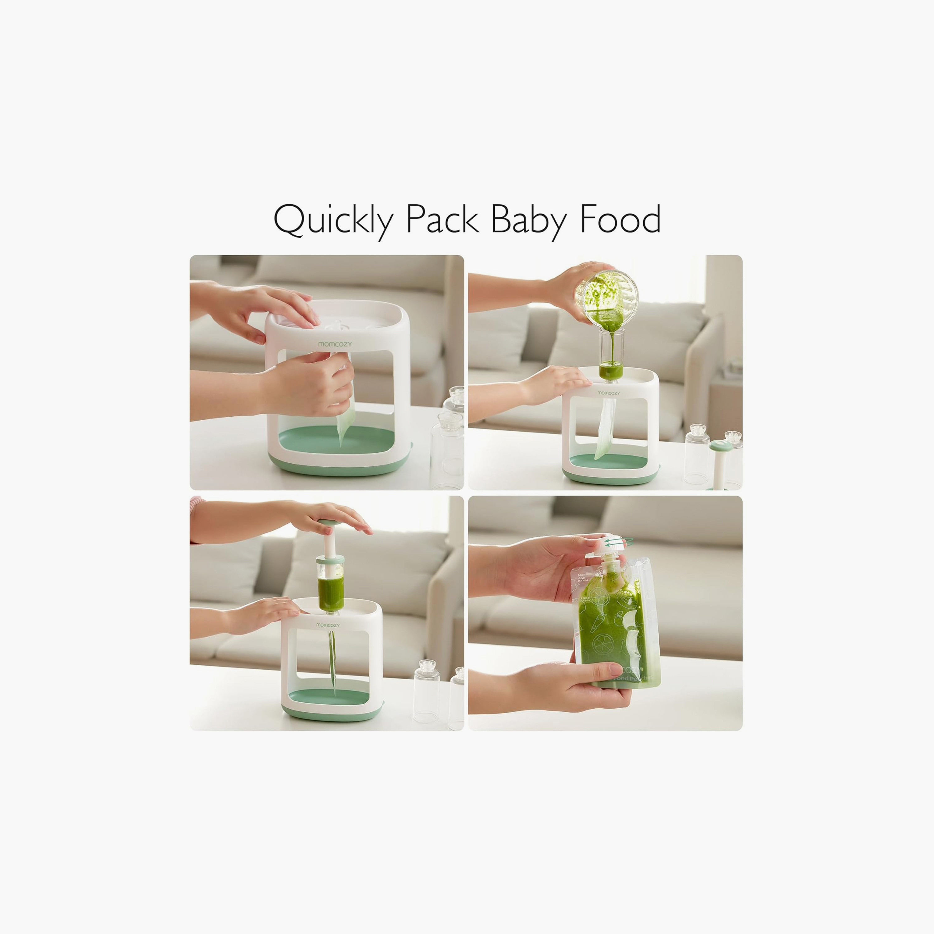 Momcozy Baby Food Maker with Reusable Food Pouches-baby-feeding-mealtimeessentials-image-8