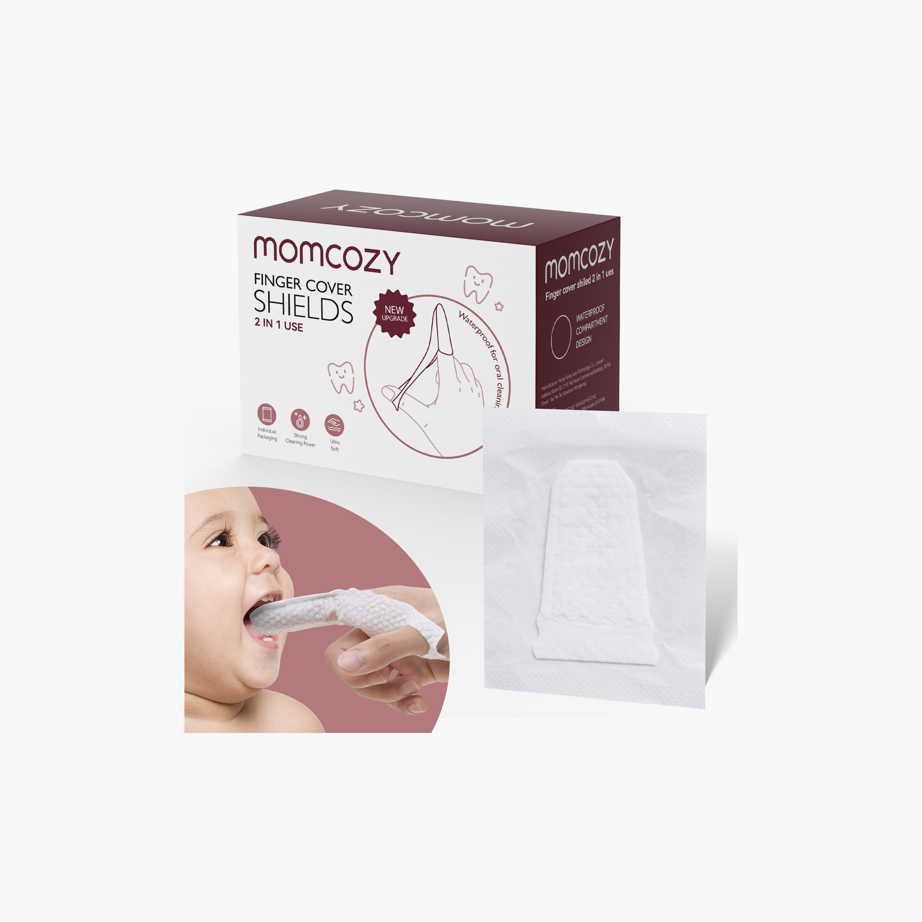 مناديل مبللة للأطفال 2 في 1 لتنظيف فرشاة الأسنان واللسان 30 قطعة من مومكوزي-baby-bathandcare-oralcare-image-6