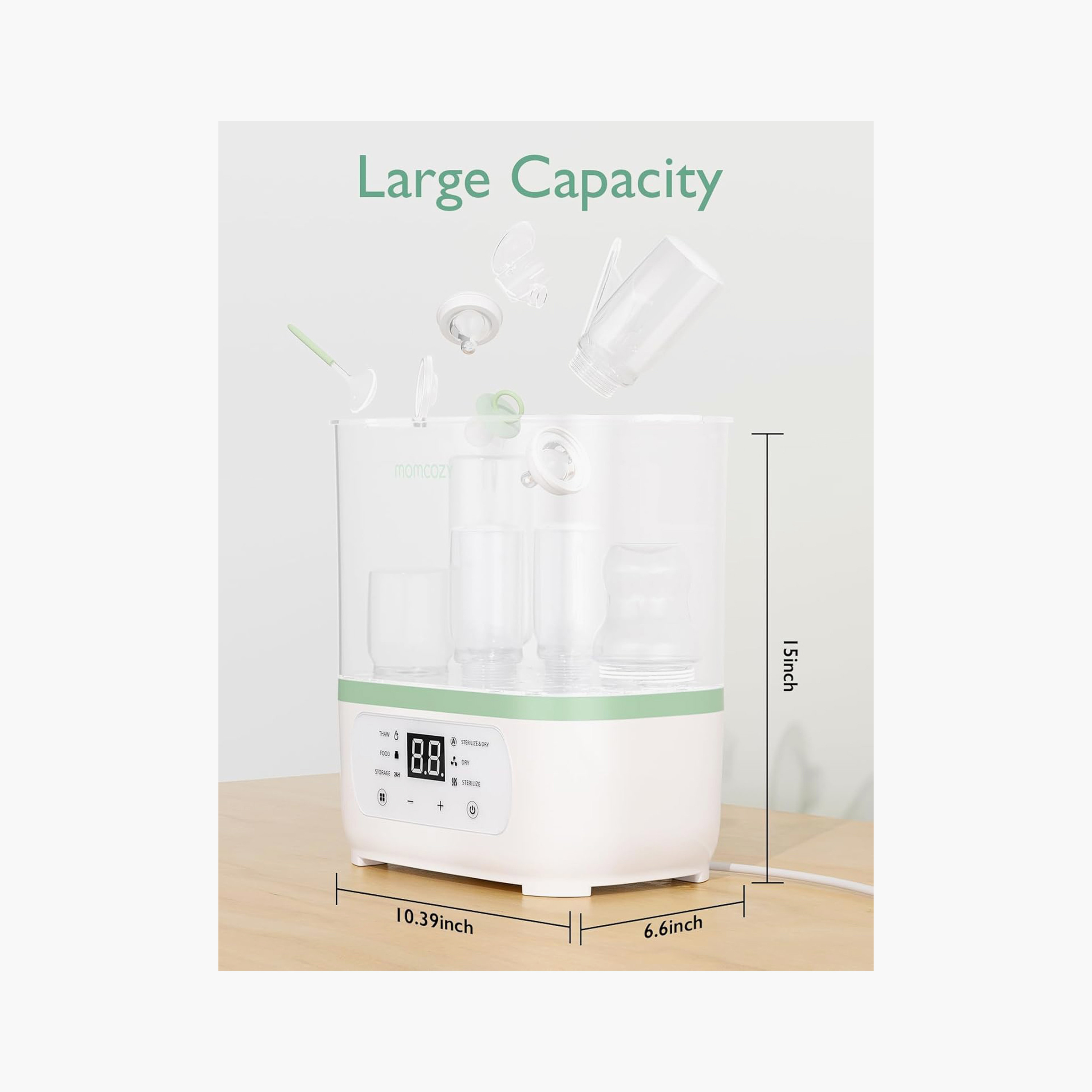 Momcozy 8-in-1 Bottle Sterilizer & Dryer-baby-feeding-sterilizersandwarmers-image-16