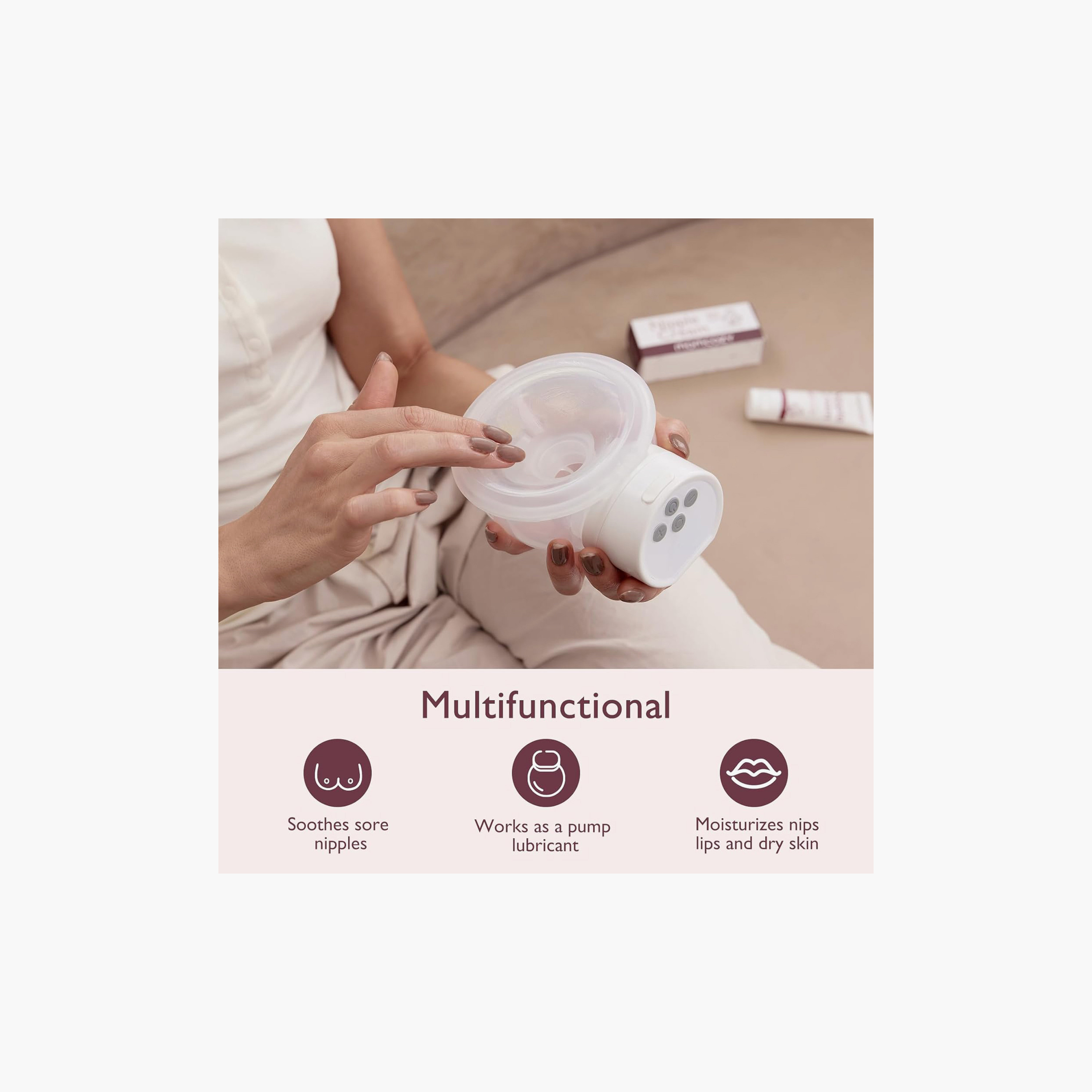 كريم للحلمات طبيعي 100% خالٍ من اللانولين من مومكوزي - 40 جم-baby-feeding-breastfeedingandcare-image-7