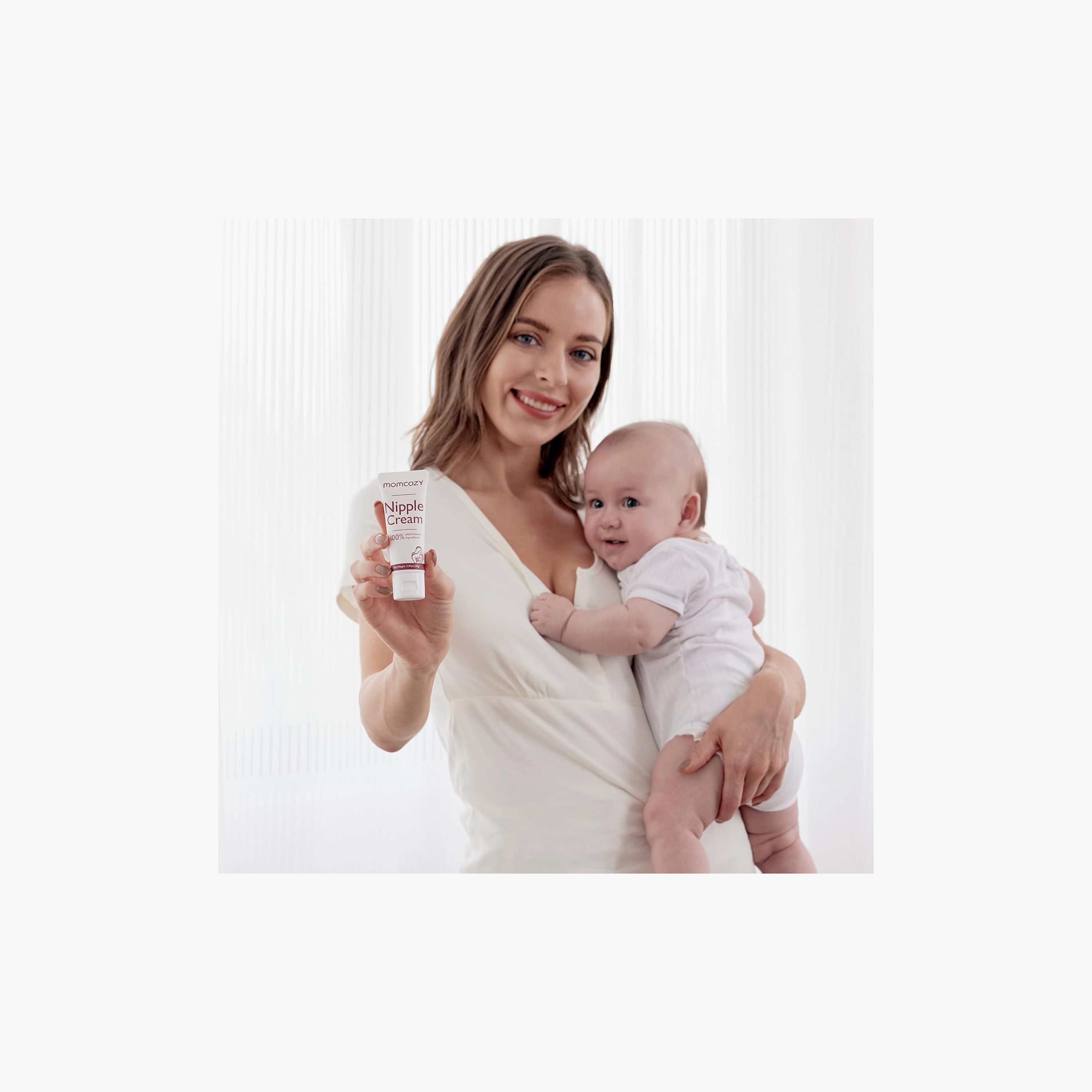 كريم للحلمات طبيعي 100% خالٍ من اللانولين من مومكوزي - 40 جم-baby-feeding-breastfeedingandcare-image-9