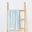 Turkish Cotton Towel with Rocking Horse applique - Blue-baby-bathandcare-towels-image-1