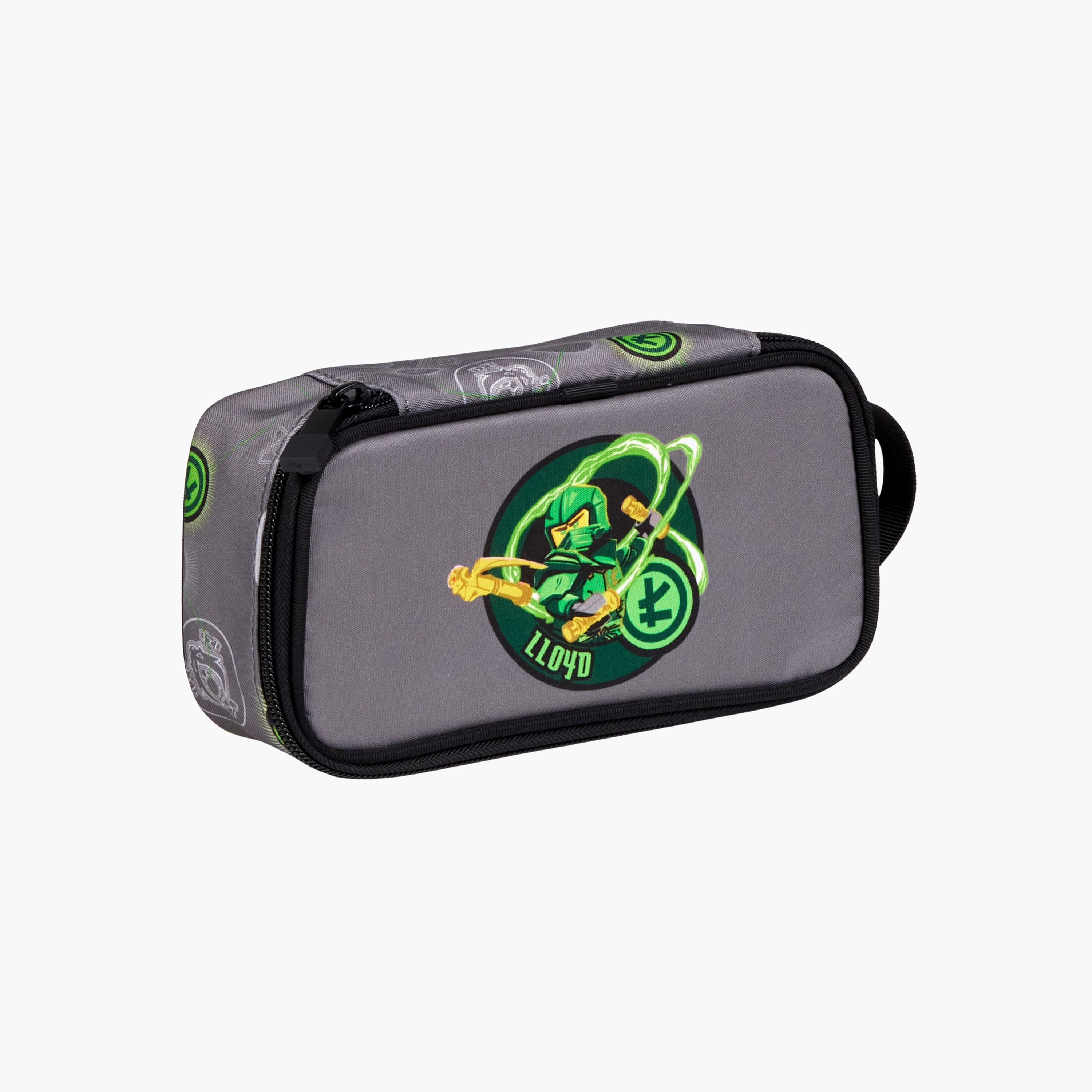 مقلمة بطبعات نينجاغو لويد وسحاب إغلاق من ليجو-school-stationery-pencilcases-image-1