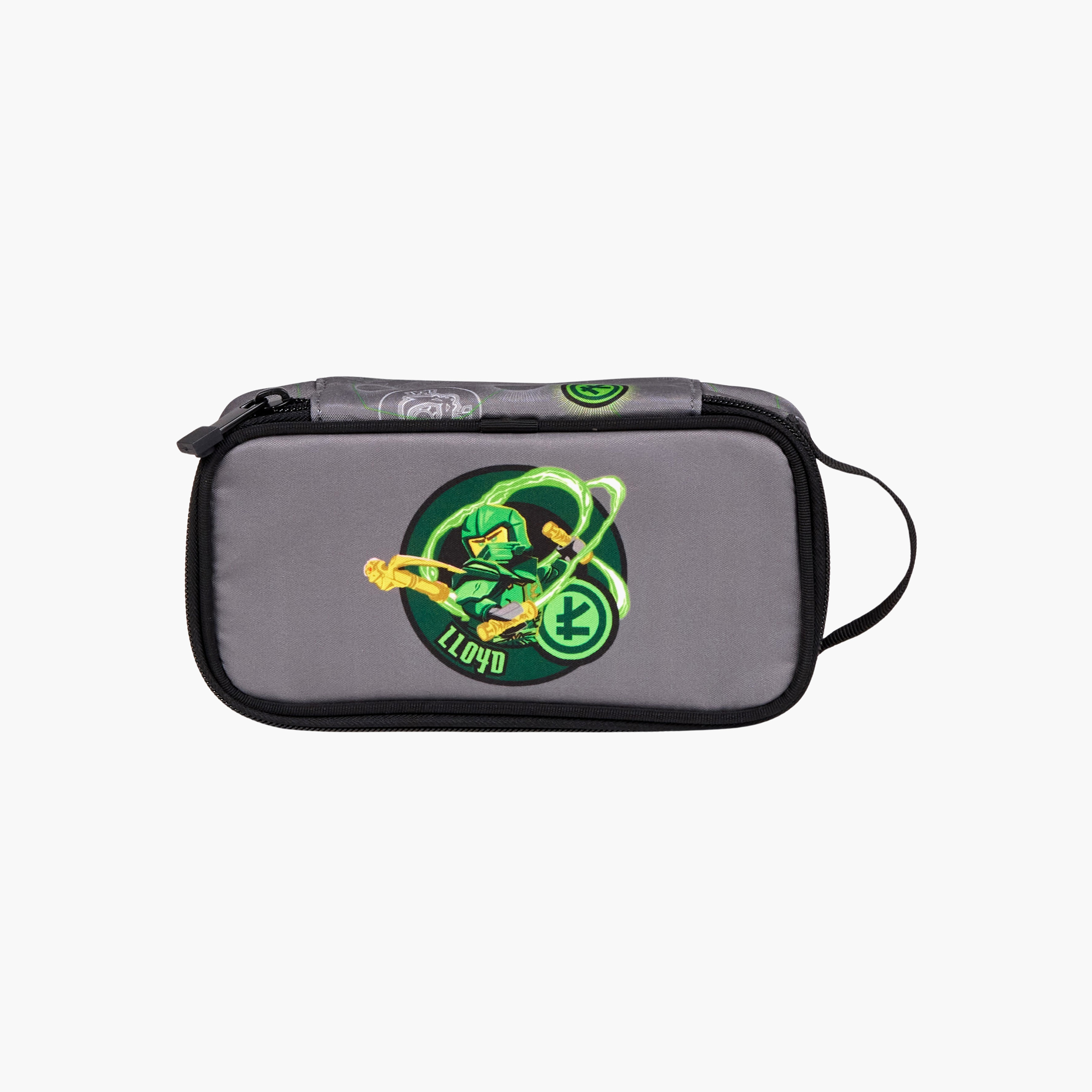 مقلمة بطبعات نينجاغو لويد وسحاب إغلاق من ليجو-school-stationery-pencilcases-image-2