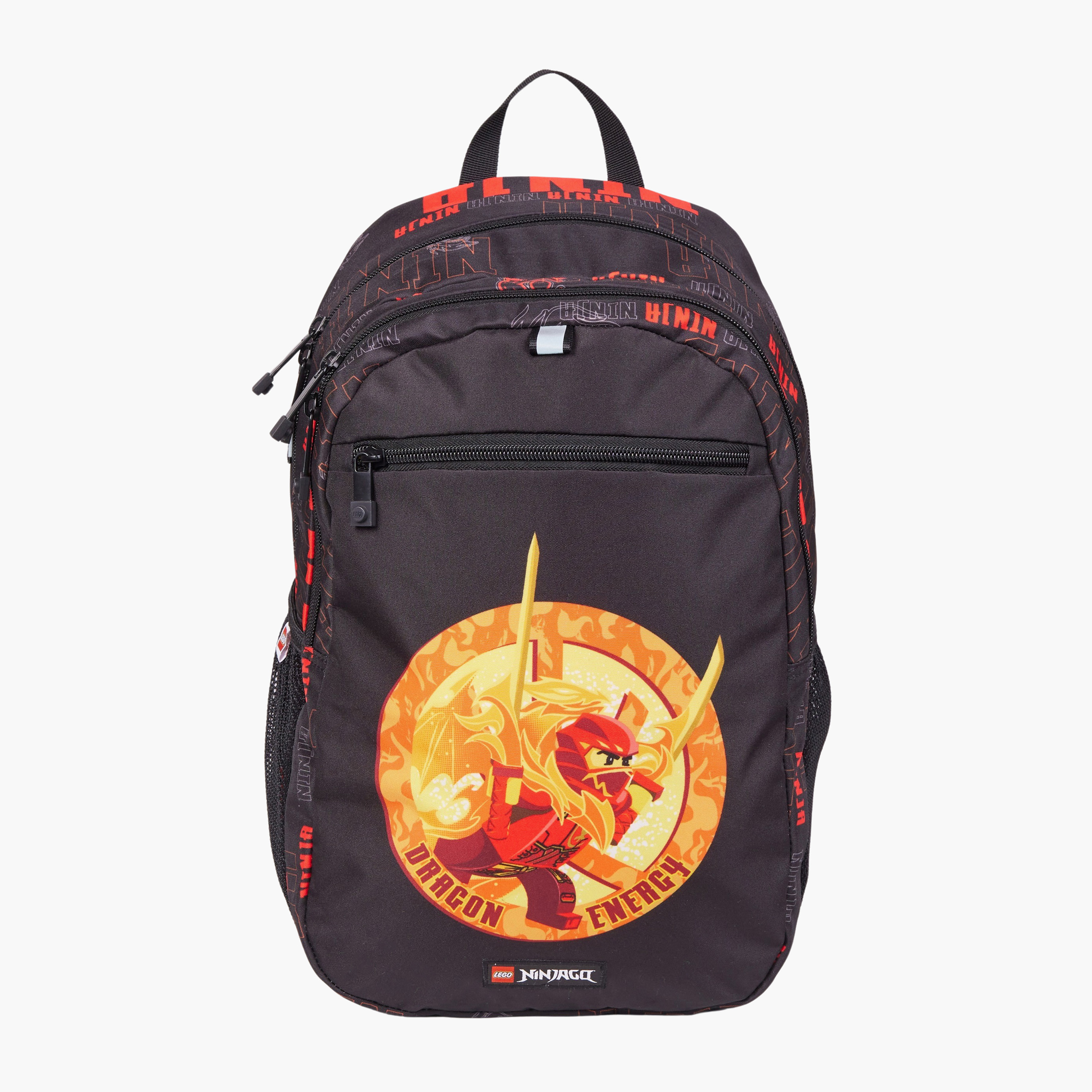 Lego Floral Print Backpack with Adjustable Straps and Zip Closure - 44x34x28 cms-school-bagsandbackpacks-backpacks-image-3