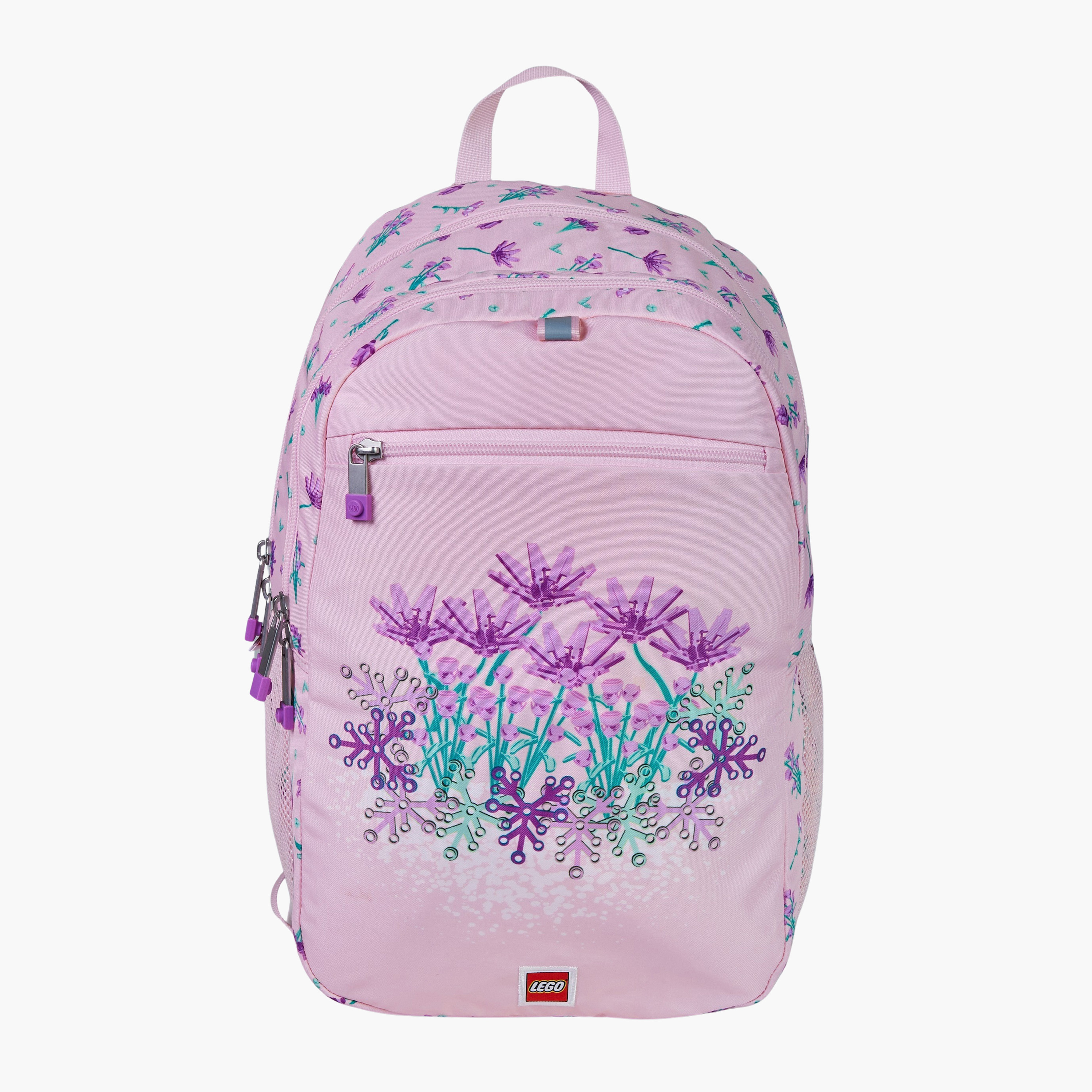 شنطة ظهر بطبعات وحمالات قابلة للتعديل وسحاب إغلاق من ليجو - 44x34x28 سم-school-bagsandbackpacks-backpacks-image-3