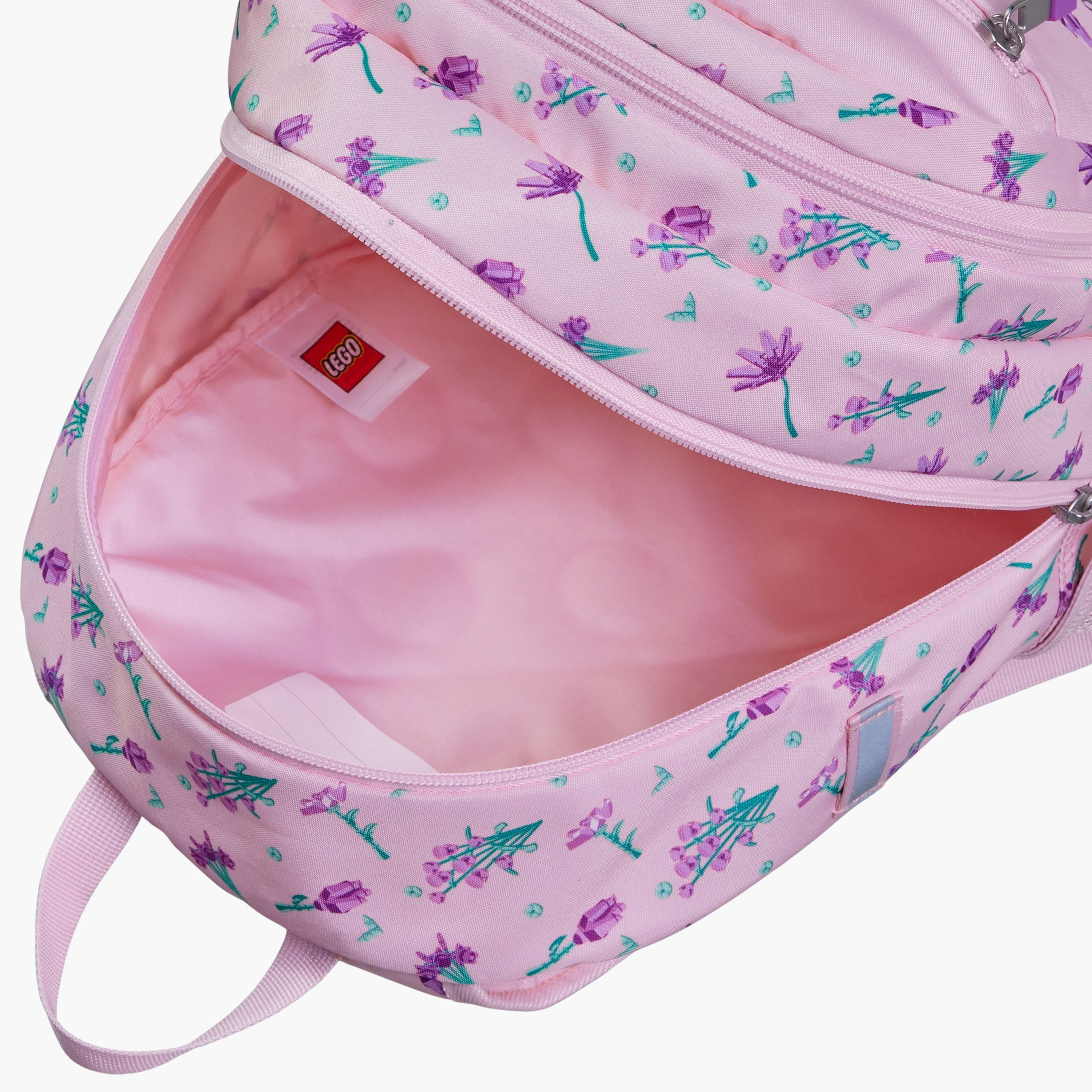 شنطة ظهر بطبعات وحمالات قابلة للتعديل وسحاب إغلاق من ليجو - 44x34x28 سم-school-bagsandbackpacks-backpacks-image-4