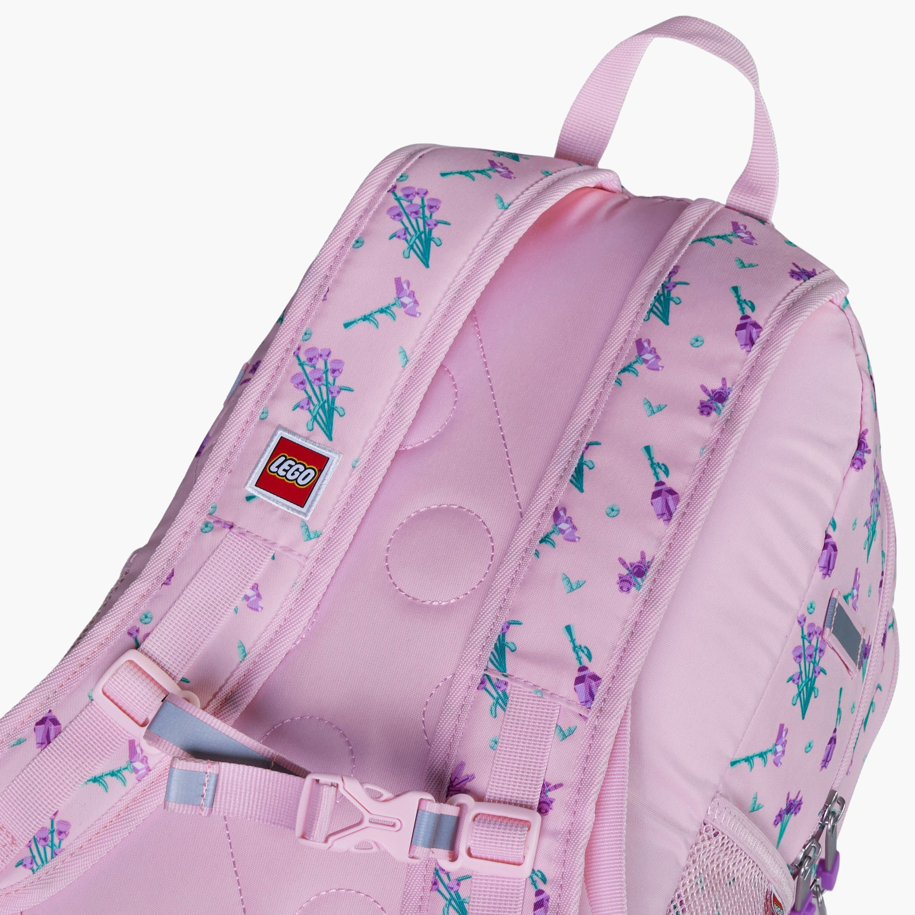 شنطة ظهر بطبعات وحمالات قابلة للتعديل وسحاب إغلاق من ليجو - 44x34x28 سم-school-bagsandbackpacks-backpacks-image-5
