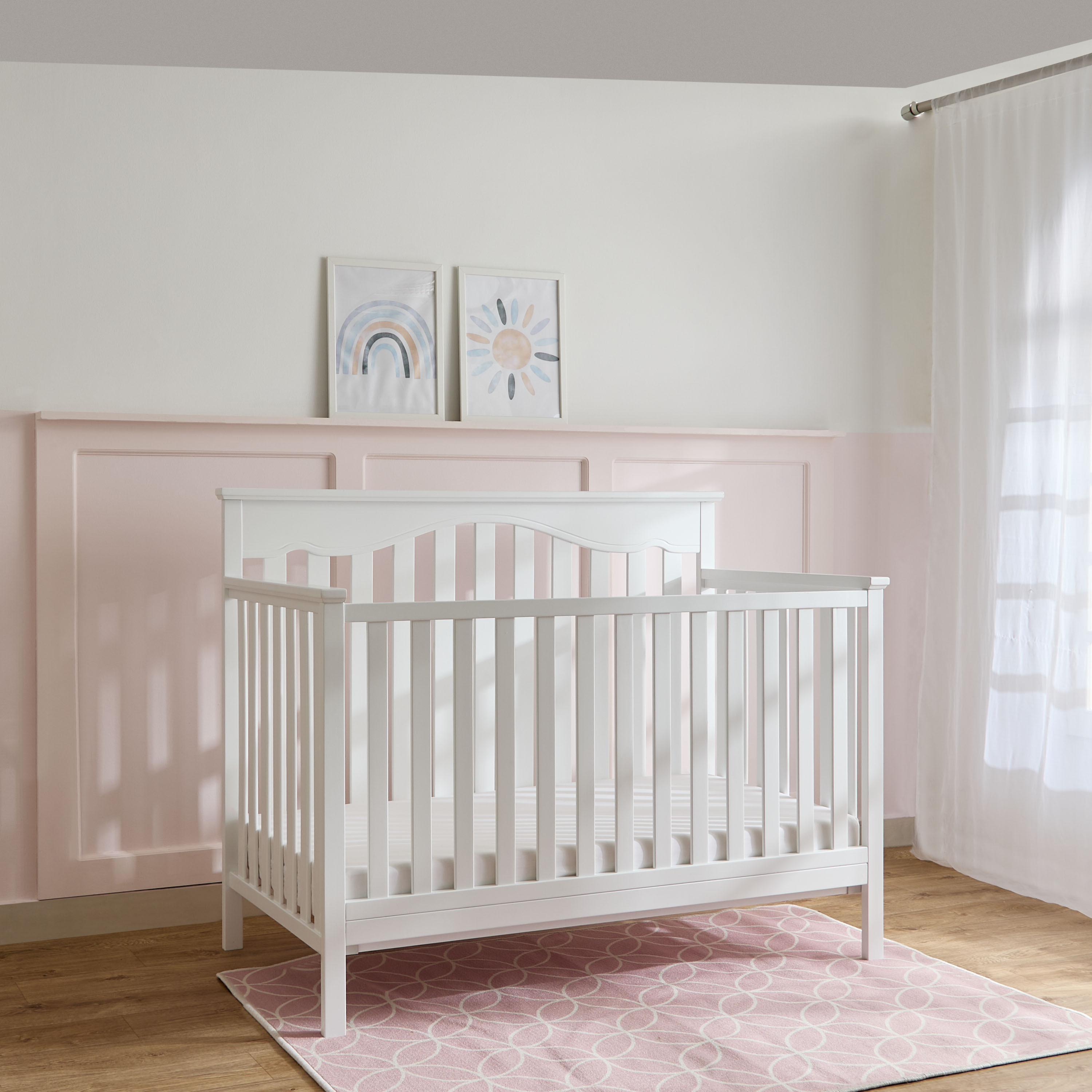 Juniors Adrian Crib with Toddler Rail-baby-nursery-furniture-cribsandbeds-babycribs-image-3