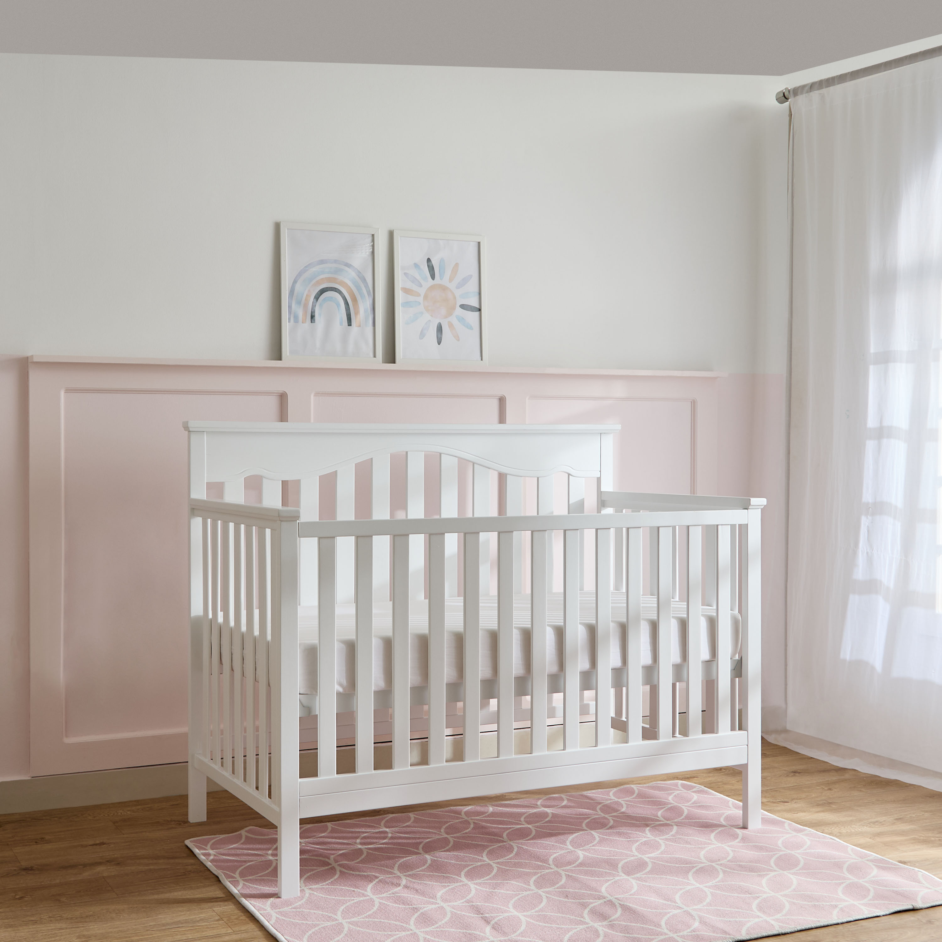 Juniors Adrian Crib with Toddler Rail-baby-nursery-furniture-cribsandbeds-babycribs-image-4