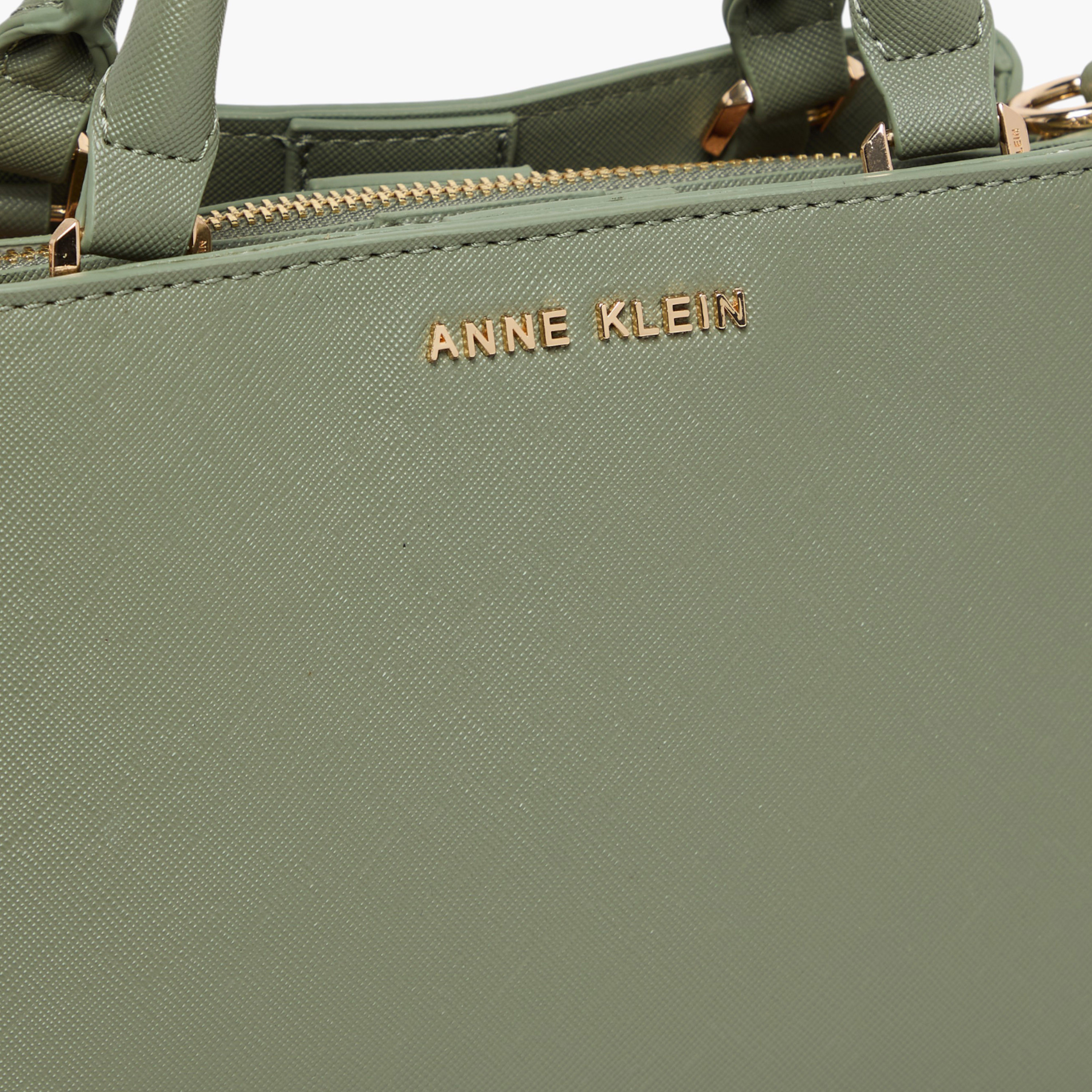 Anne Klein Solid Satchel Bag with Double Handles and Detachable Purse-women-bagsandwallets-handbags-image-5