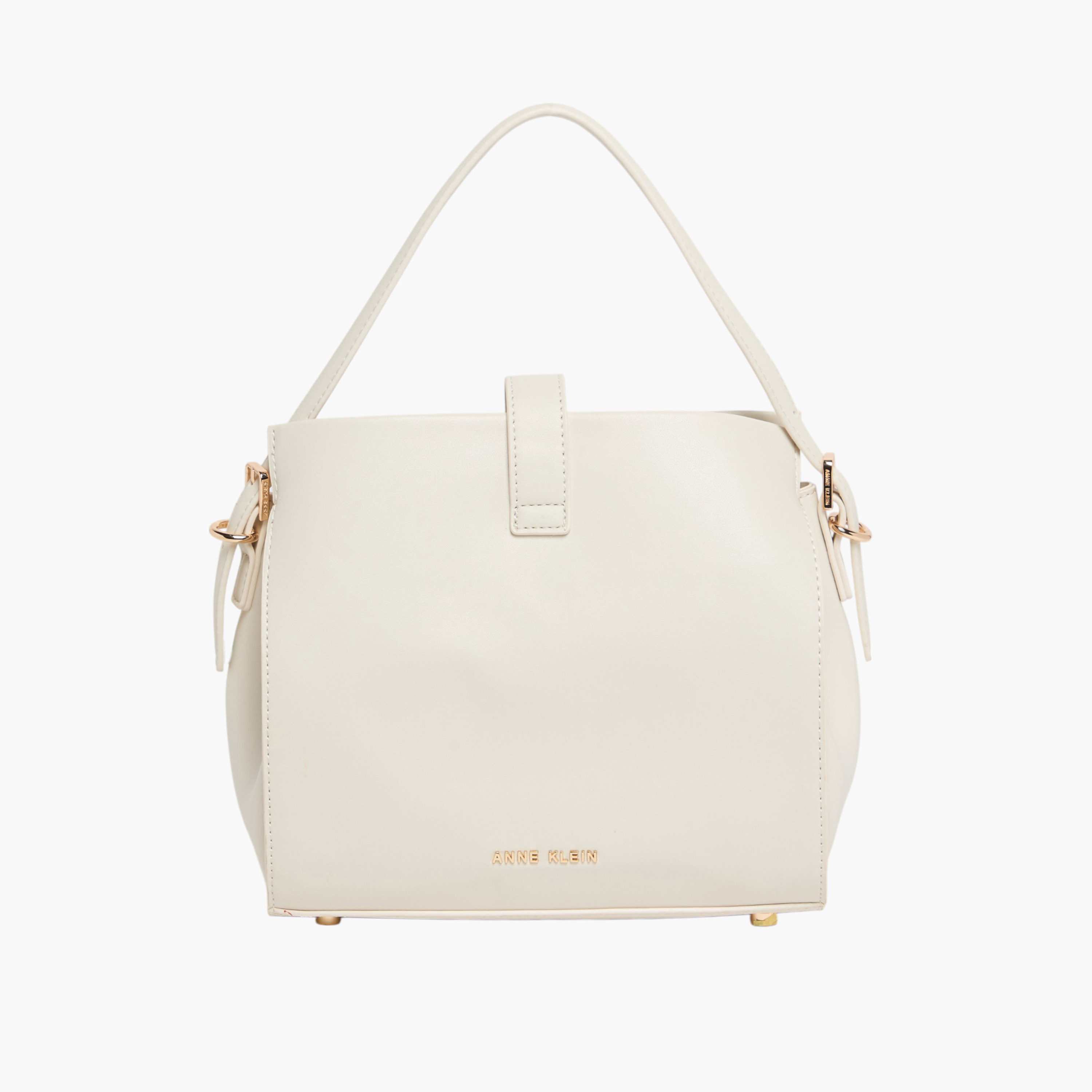 Anne Klein Solid Satchel Bag with Top Handle and Detachable Strap-women-bagsandwallets-handbags-image-2