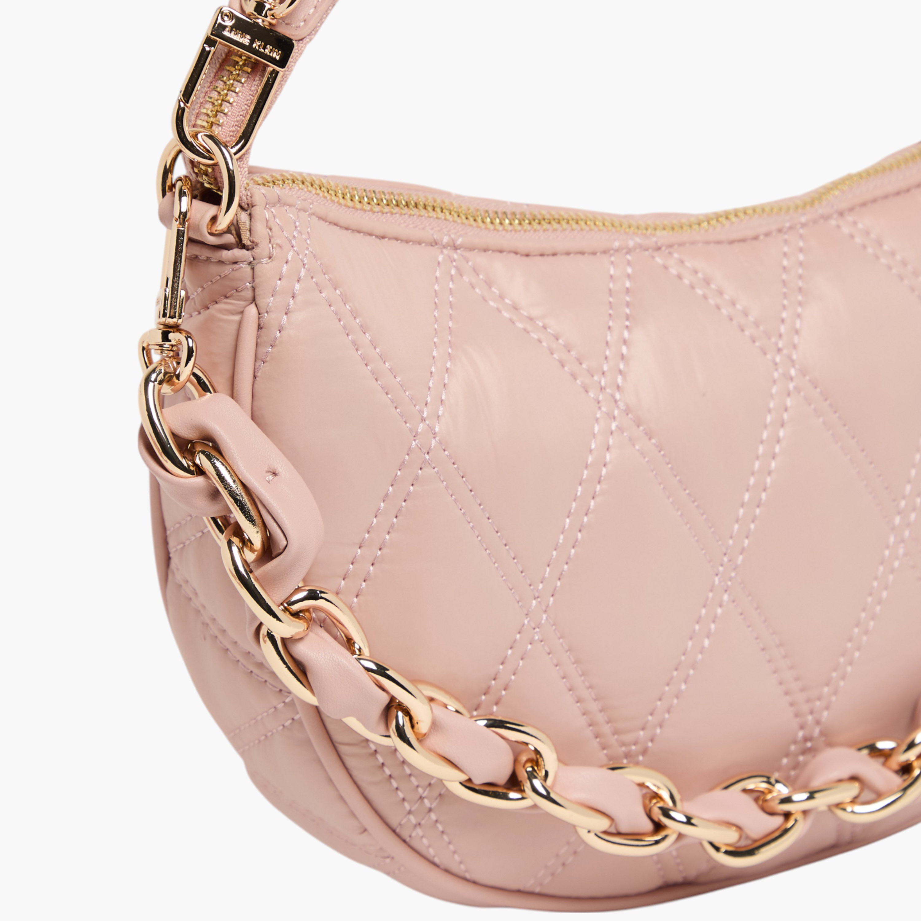 Anne Klein Quilted Shoulder Bag with Chain Strap-women-bagsandwallets-handbags-image-4