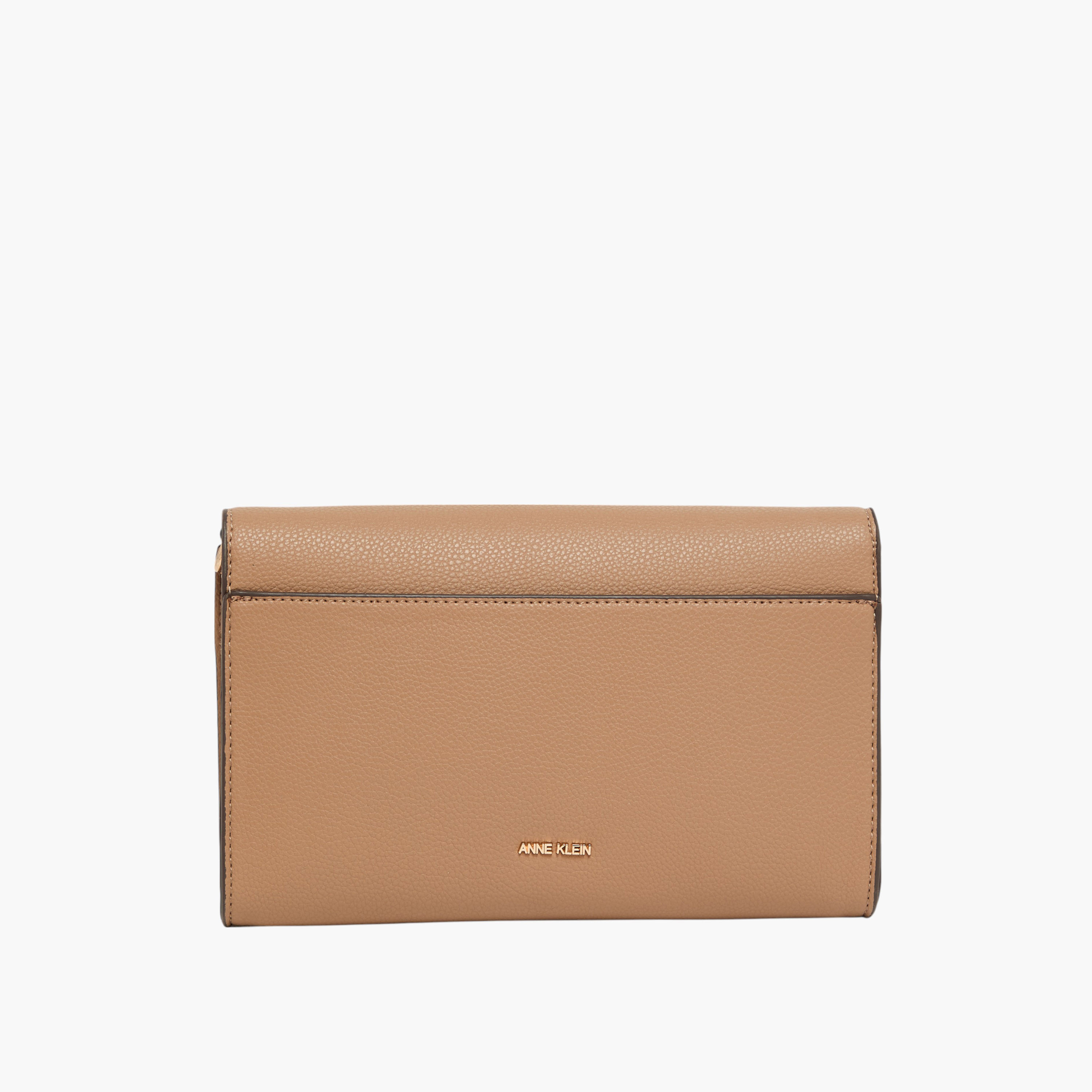 Anne Klein Textured Sling Bag with Detachable Strap-women-bagsandwallets-handbags-image-3
