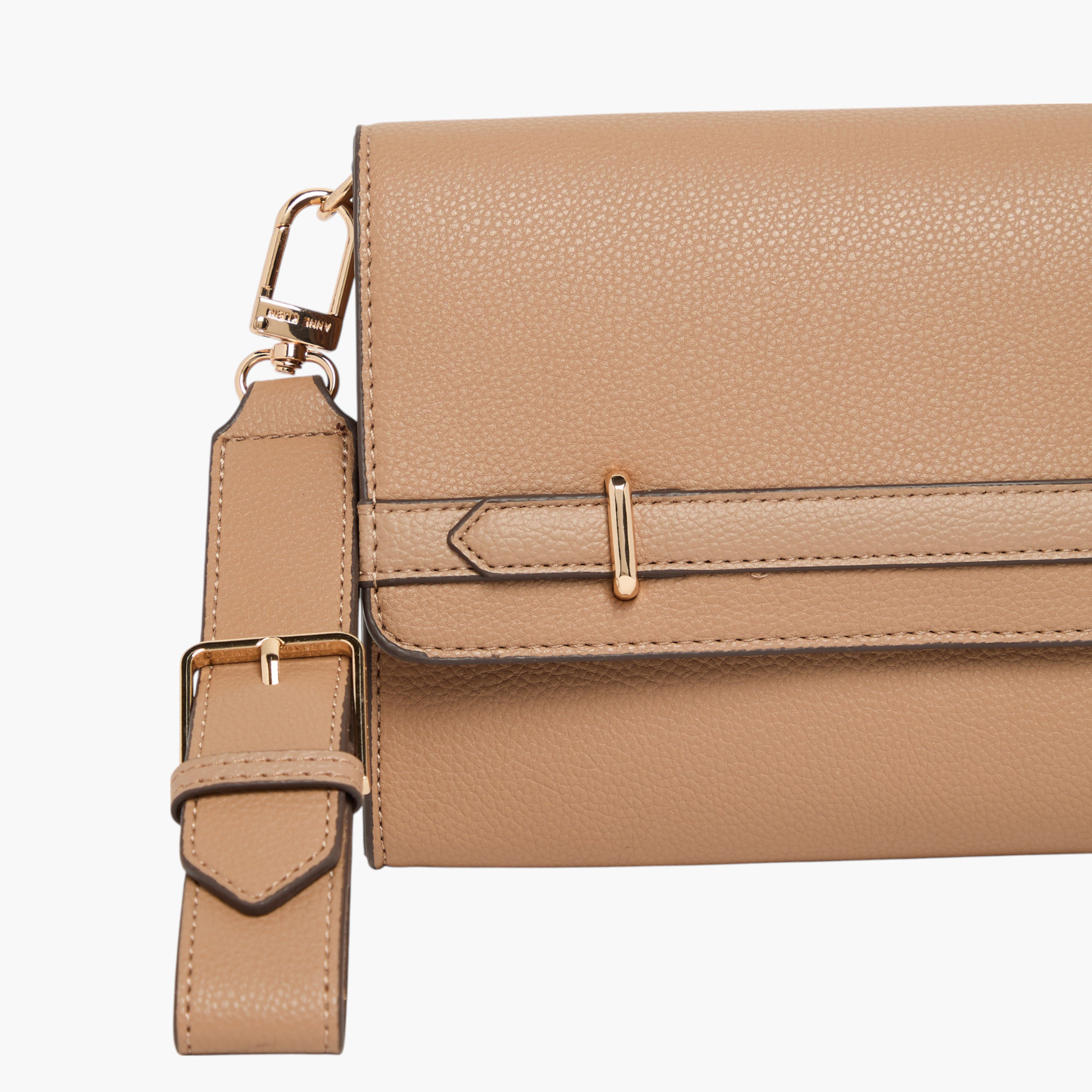 شنطة سلينج بارزة الملمس بحزام قابل للفصل من آن كيلين-women-bagsandwallets-handbags-image-9