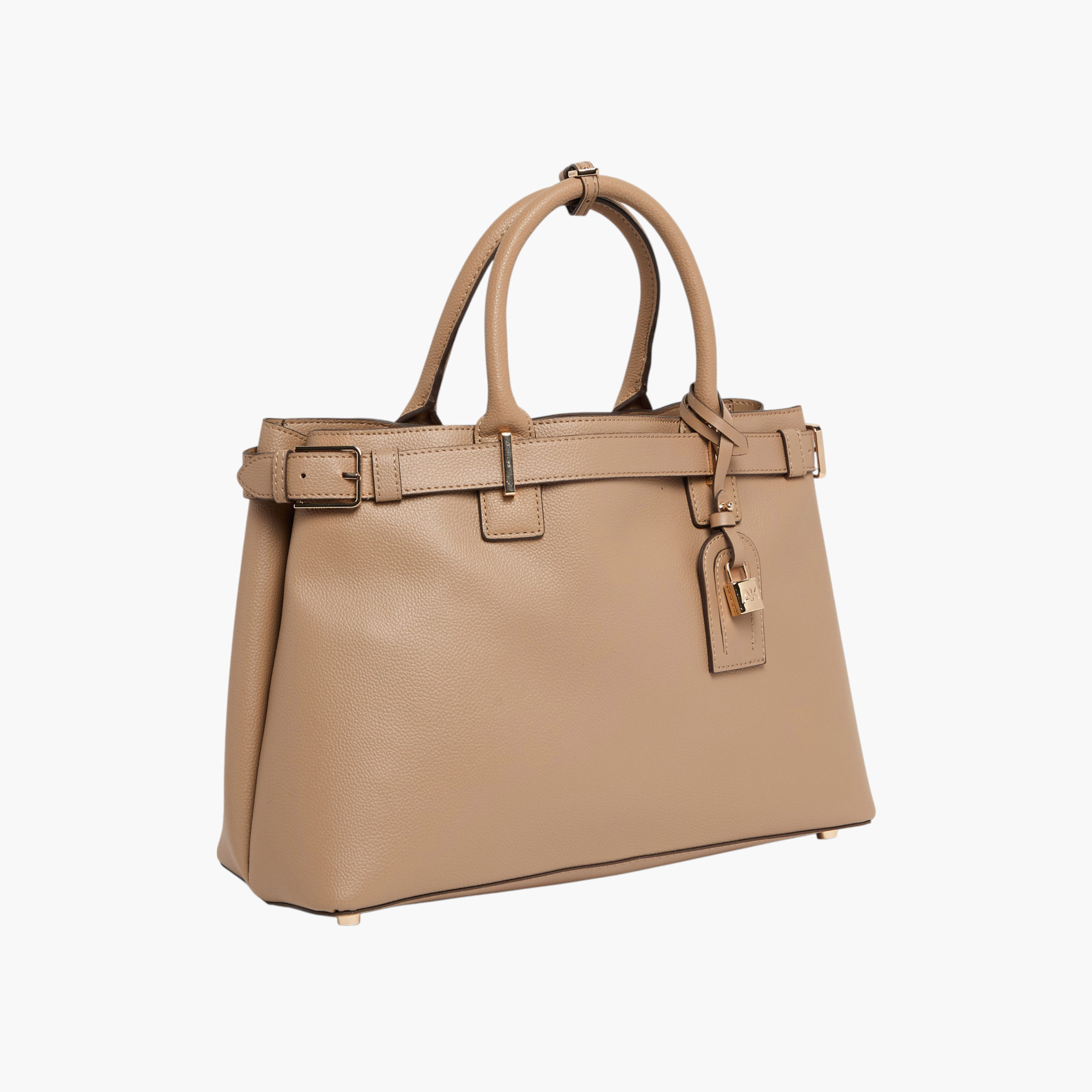 Anne Klein Solid Satchel Bag with Detachable Strap-women-bagsandwallets-handbags-image-2