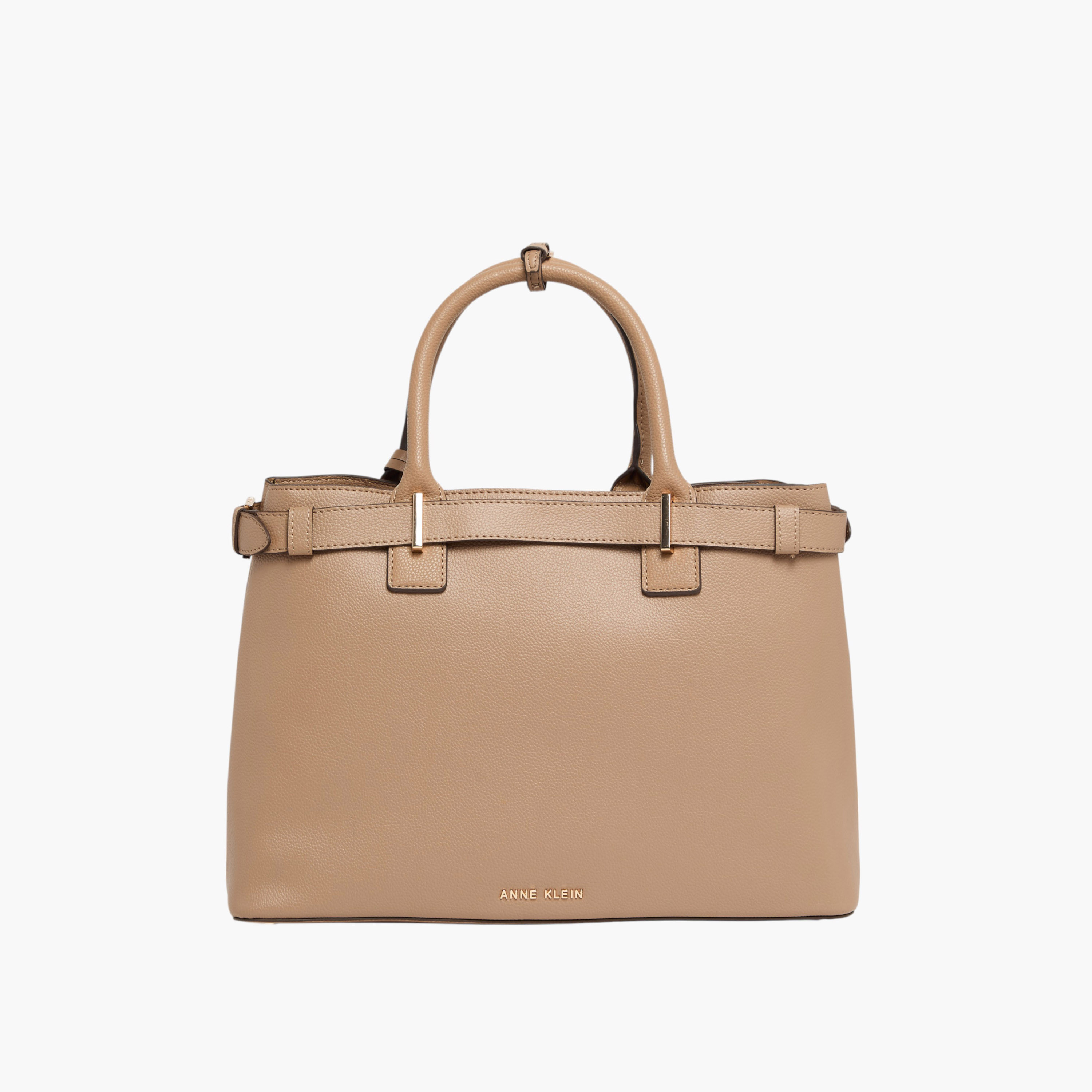 Anne Klein Solid Satchel Bag with Detachable Strap-women-bagsandwallets-handbags-image-3