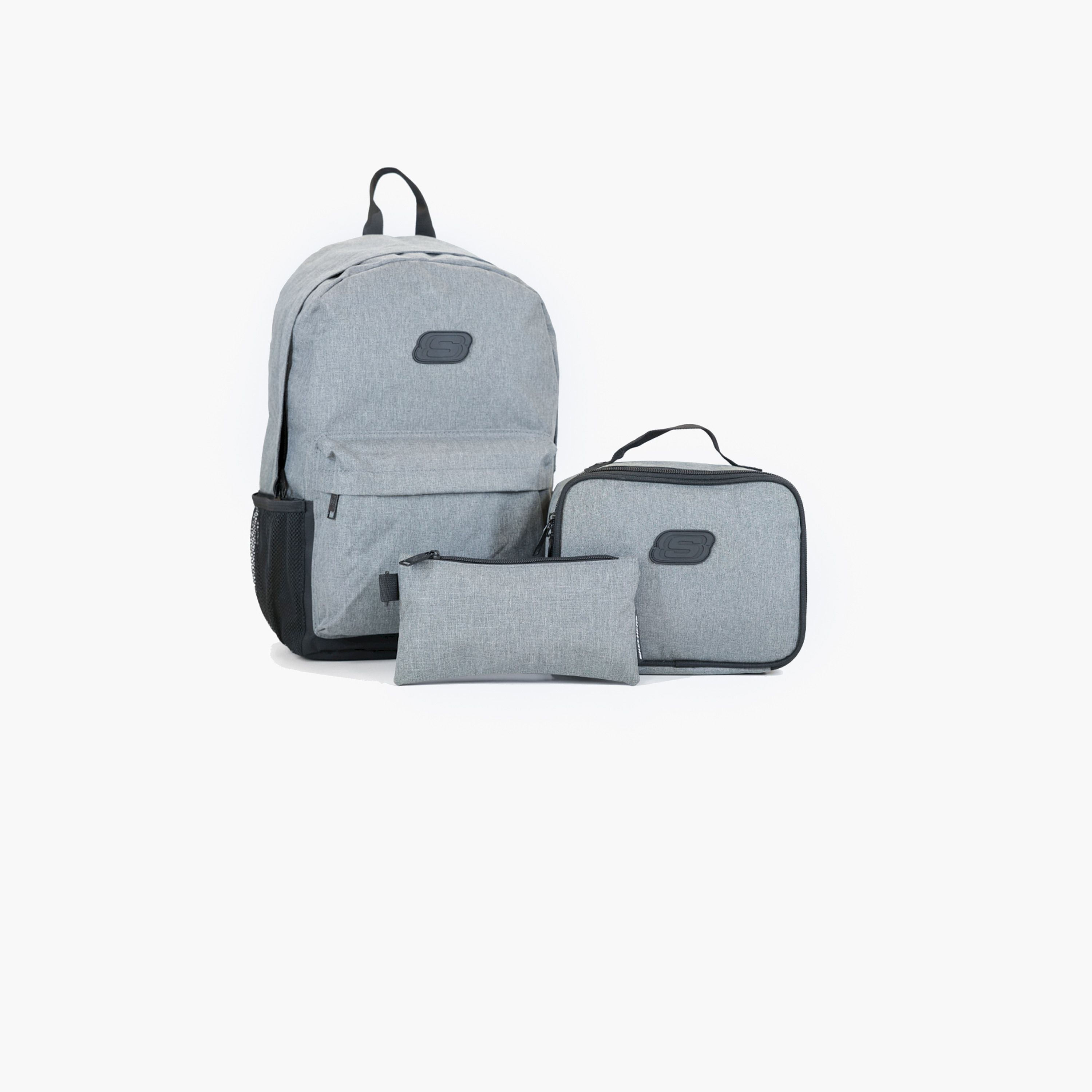 طقم شنطة ظهر مدرسية 3 قطع سادة للأولاد 8-13 سنة مع شنطة غداء ومقلمة من سكتشرز-school-bagsandbackpacks-sets-image-1