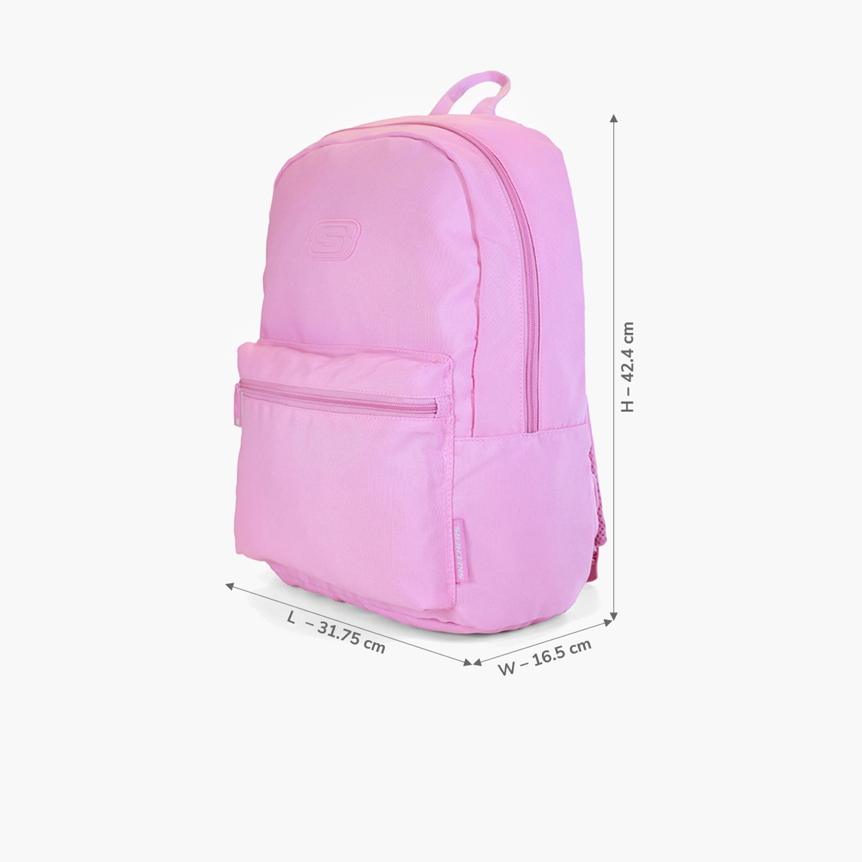 Skechers Solid 3-Piece School Backpack Set for Girls 8-13 Years with Lunch Bag and Pencil Pouch -school-bagsandbackpacks-sets-image-2