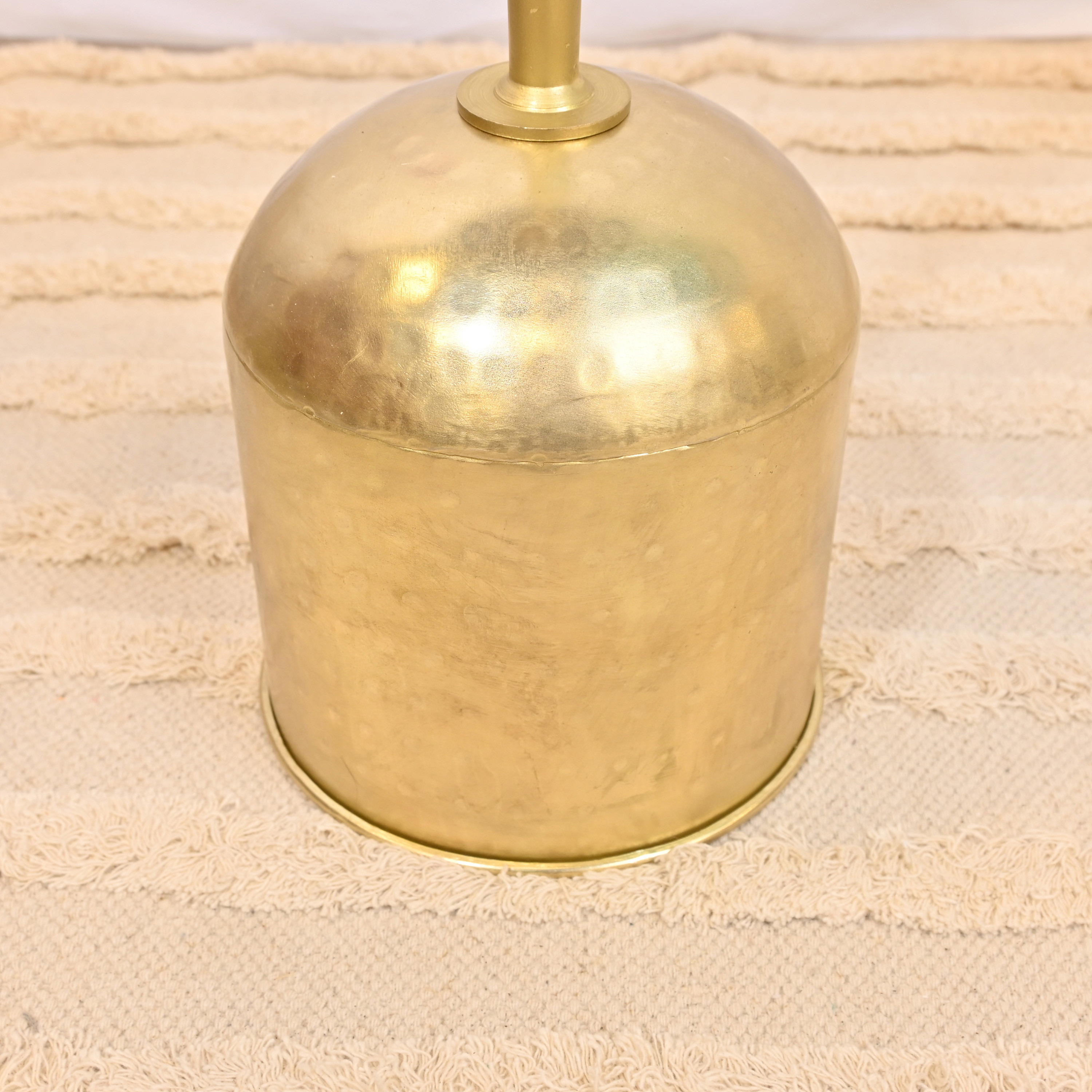 Crafted by Lifestyle Marble Top Accent Table with Pedestal Base - 56 cms-furniture-livingroom-sideandendtables-image-4