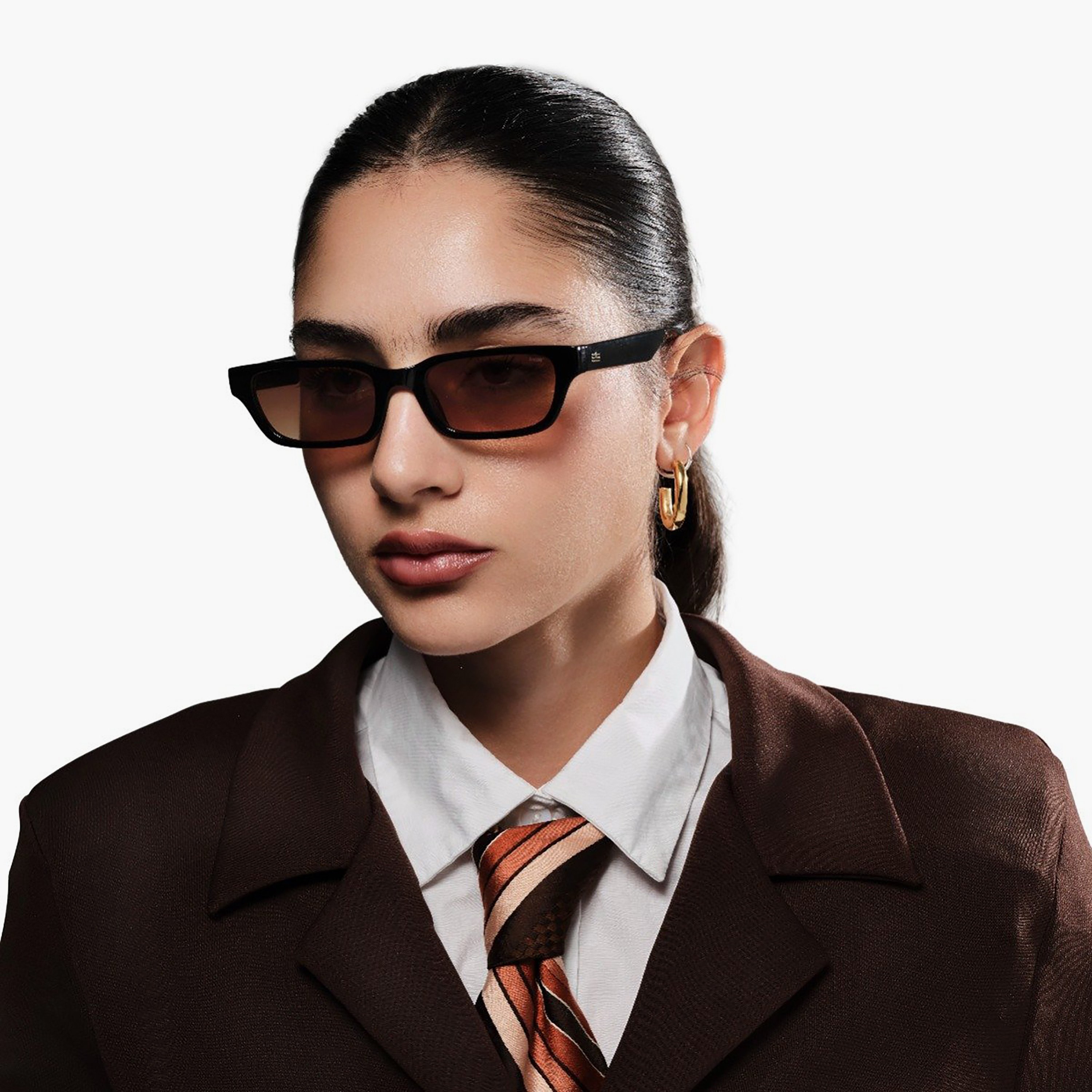 نظارات شمسية بلاكآوت ستراتا بقياس 51 مم بتصميم مستطيل ولون بني | su40104-bla-000353-0104-51-men-sunglasses-image-5