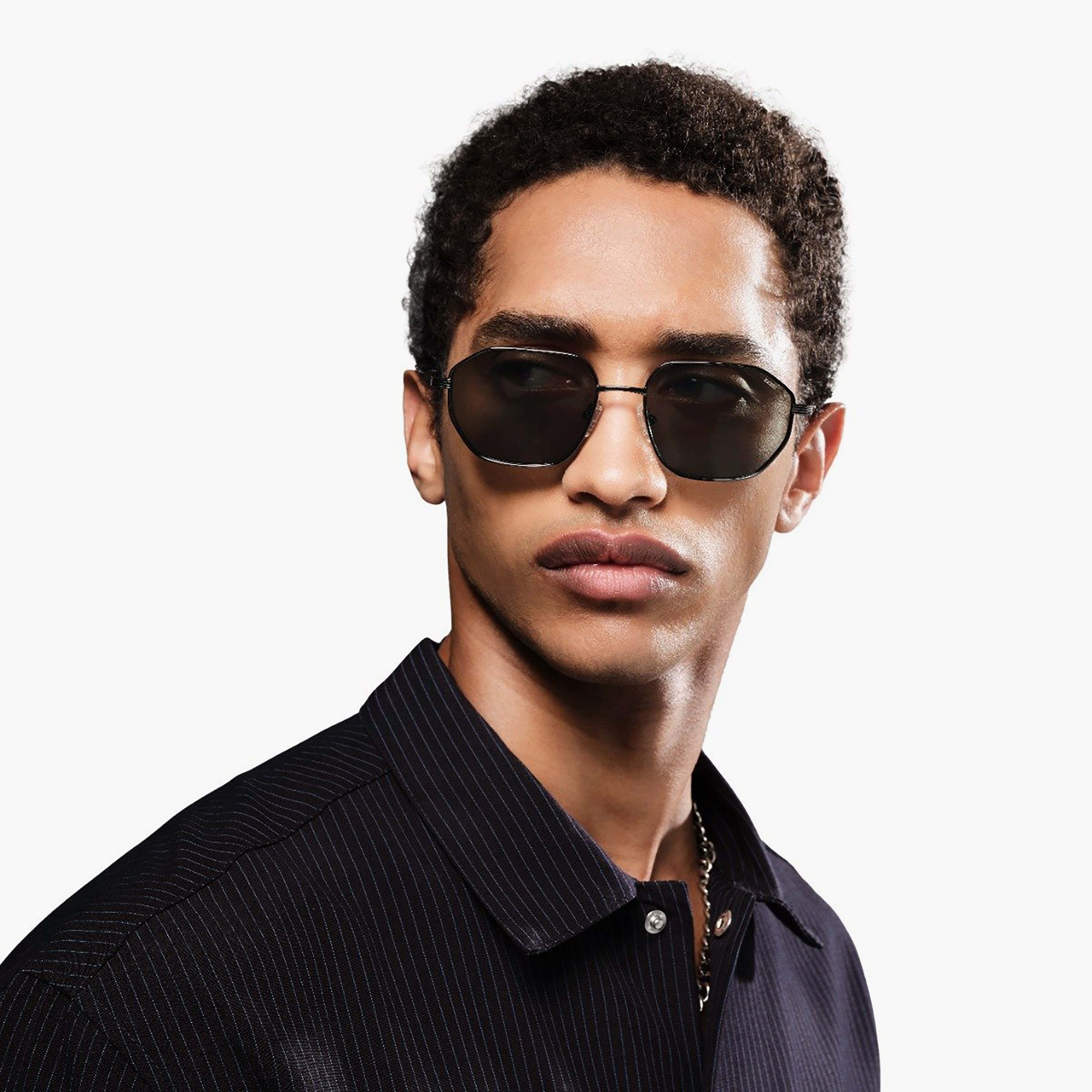 BlackOut More 54 MM Green Geometric Sunglasses | sm100706-bla-000354-0706-54-men-sunglasses-image-5