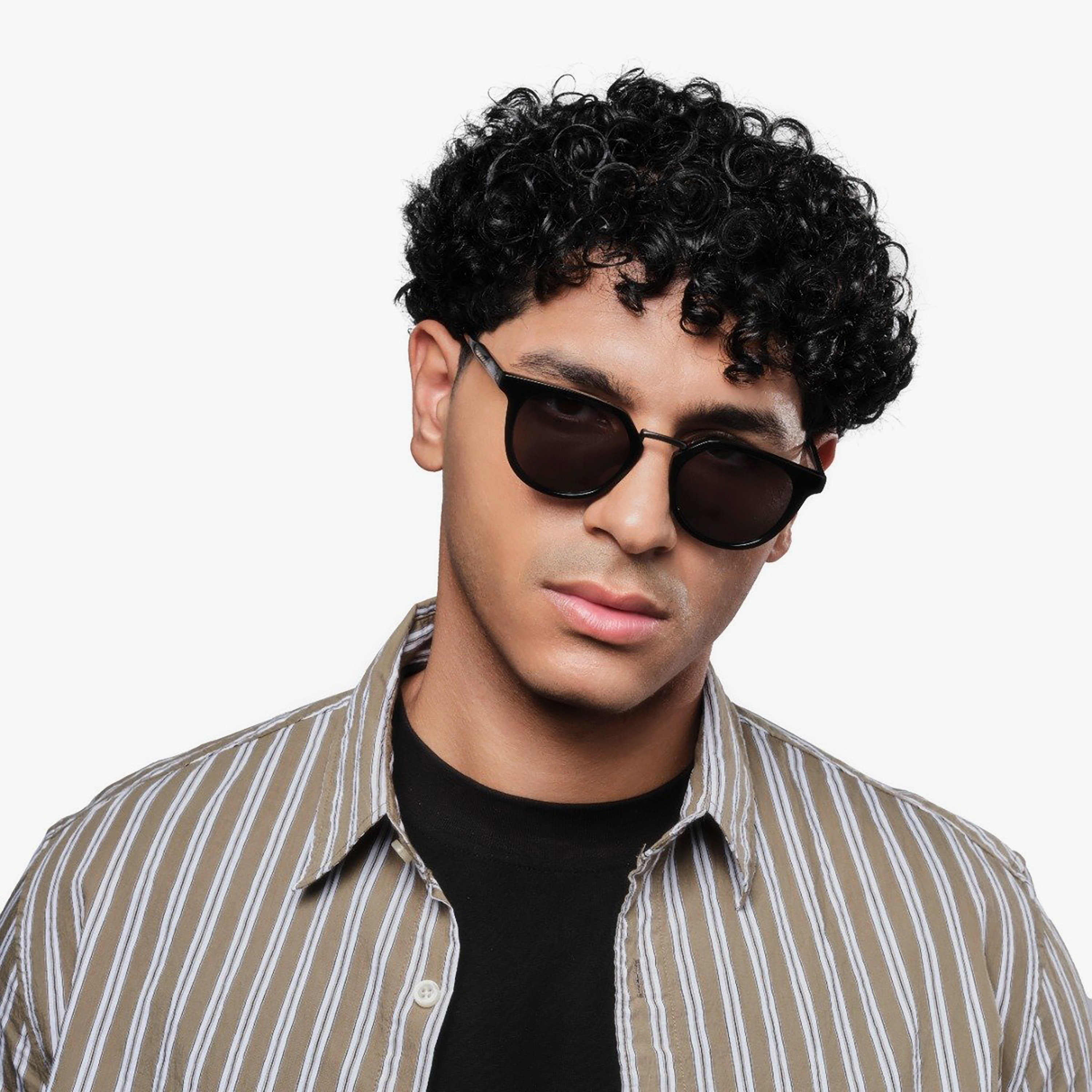 30Sundays Alain 49 MM Grey Round Sunglasses | sm110107-30s-000451-0107-49-men-sunglasses-image-6