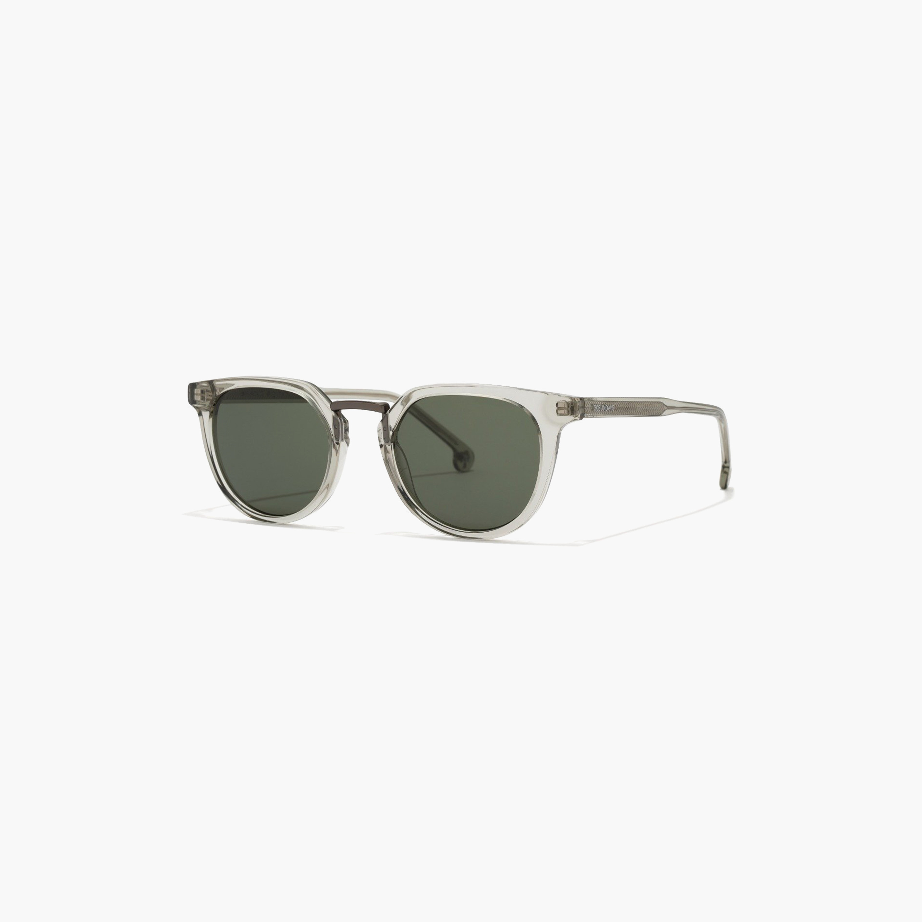 30Sundays Alain 49 MM Green Round Sunglasses | sm110606-30s-000451-0606-49-men-sunglasses-image-1