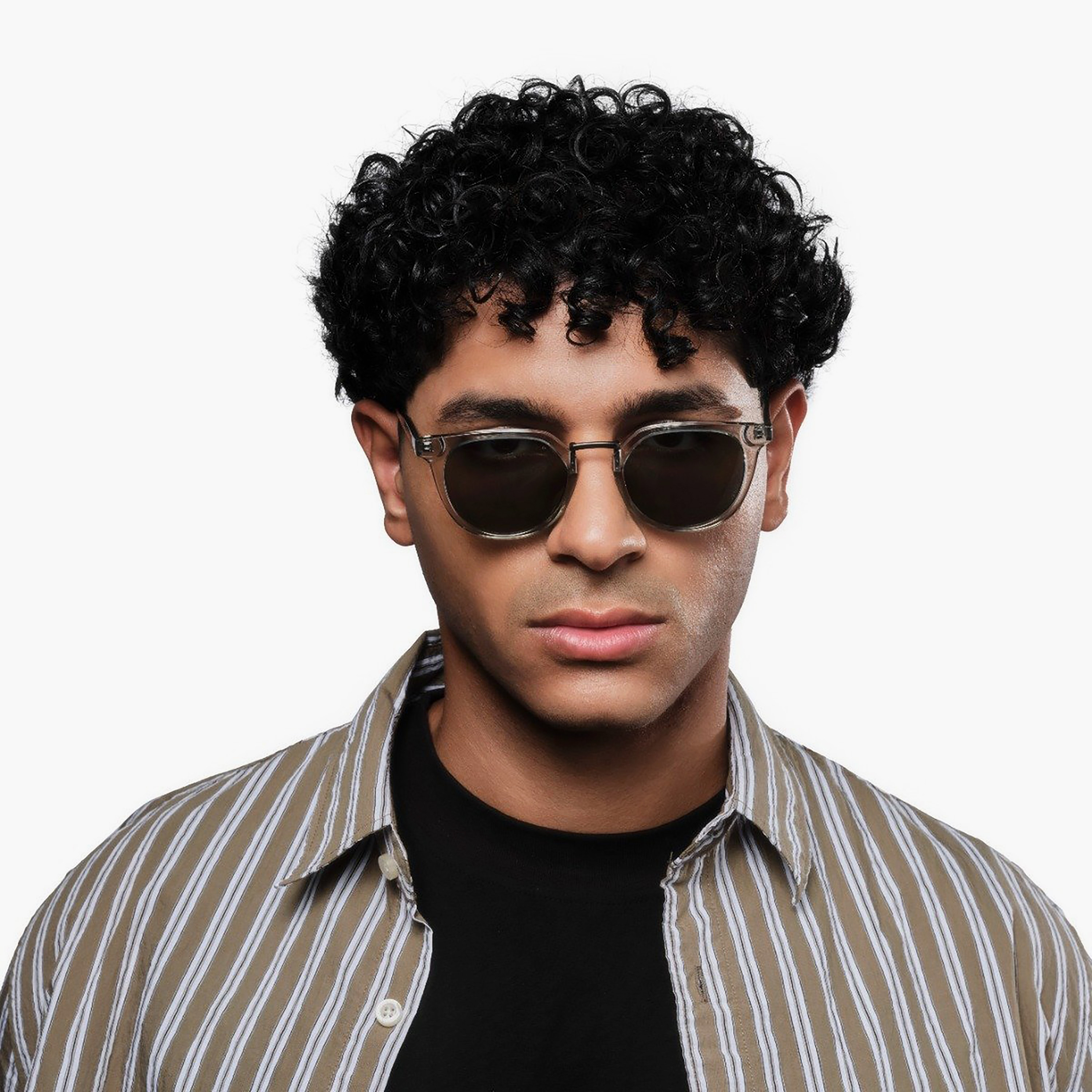 30Sundays Alain 49 MM Green Round Sunglasses | sm110606-30s-000451-0606-49-men-sunglasses-image-5