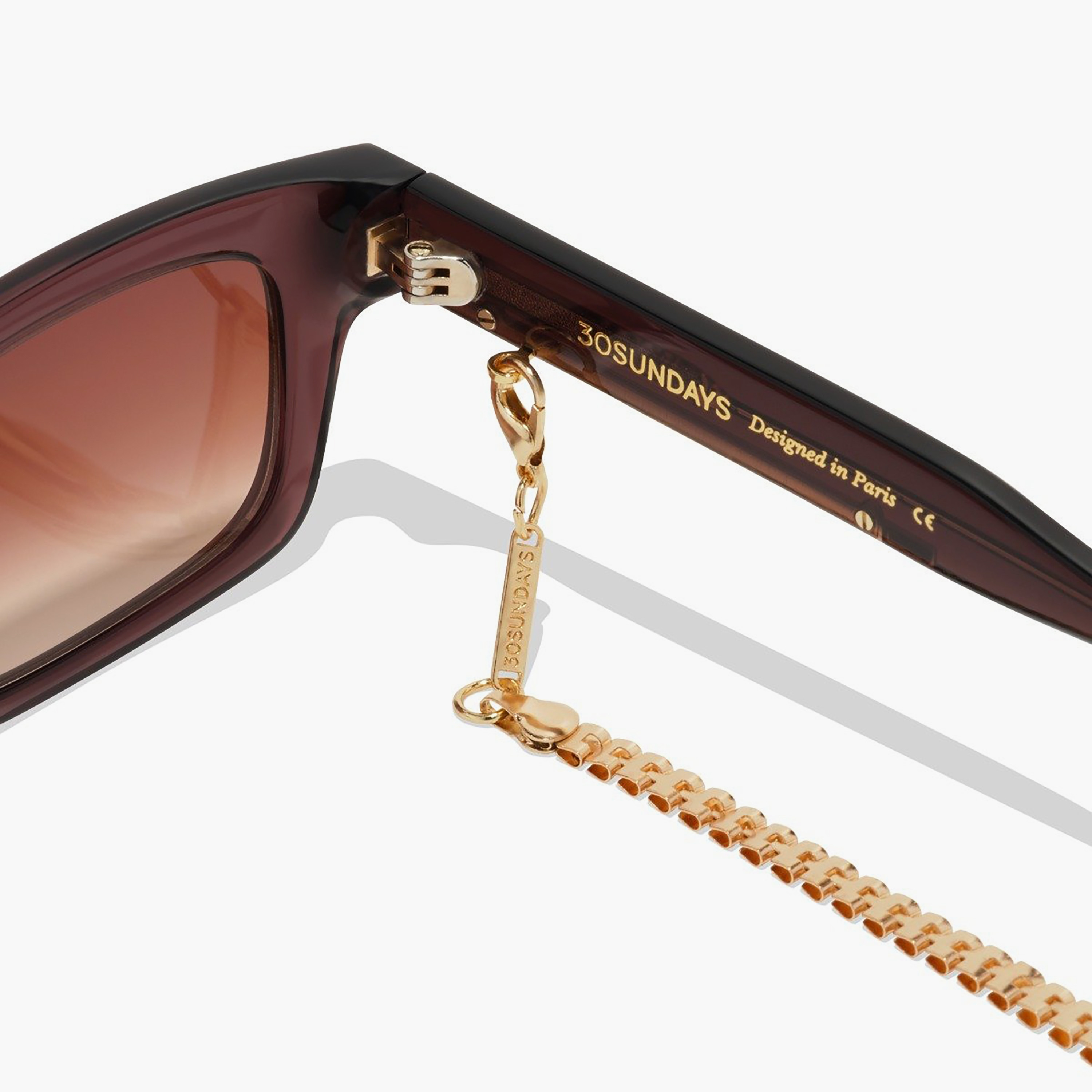 30Sundays Dahana 50 MM Brown Rectangle Sunglasses | sw40404-30s-000427-0404-50-women-sunglasses-image-6