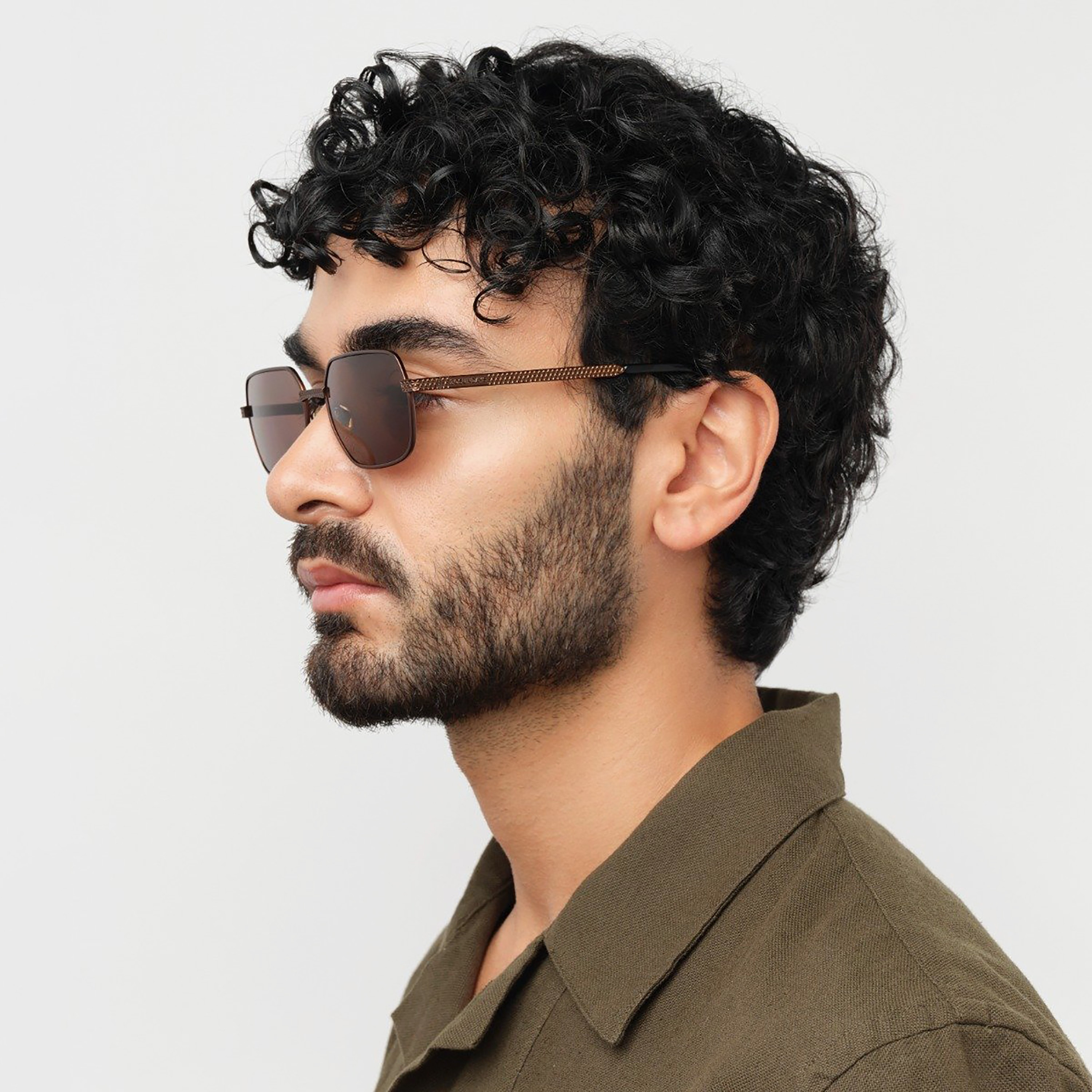 30Sundays Nefoud 55 MM Brown Geometric Sunglasses | sm40404-30s-000423-0404-55-men-sunglasses-image-5