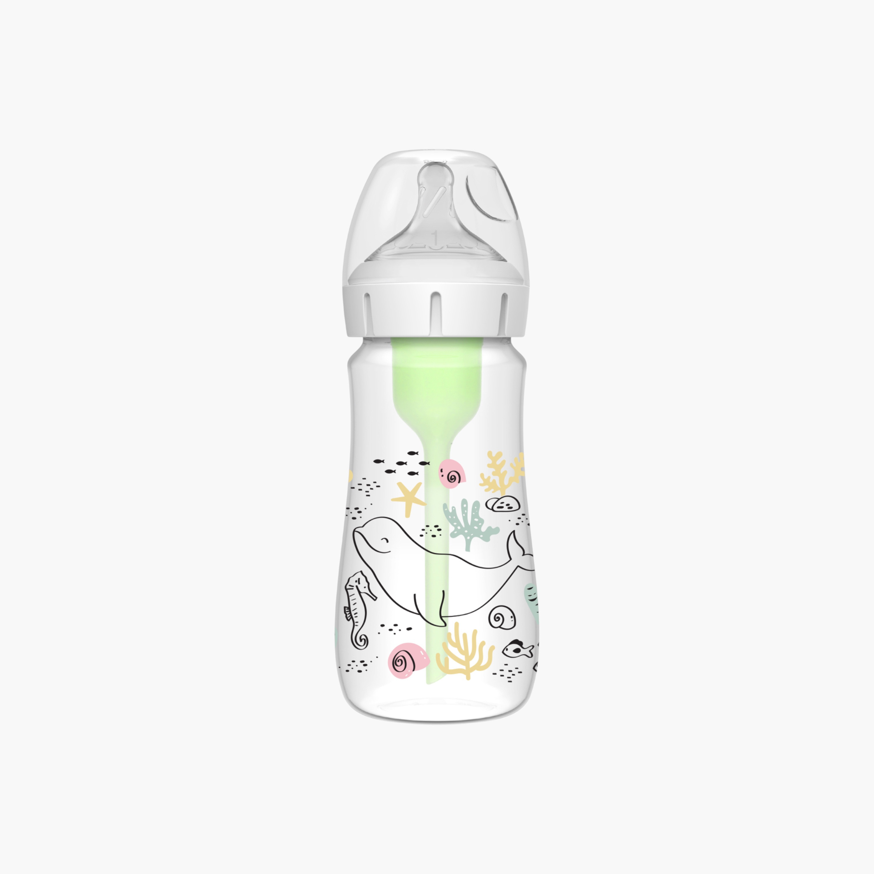 Dr. Brown's Feeding Bottle with Anti-Colic Options, 270 ml-baby-feeding-feedingbottles-bottlesandteats-image-1