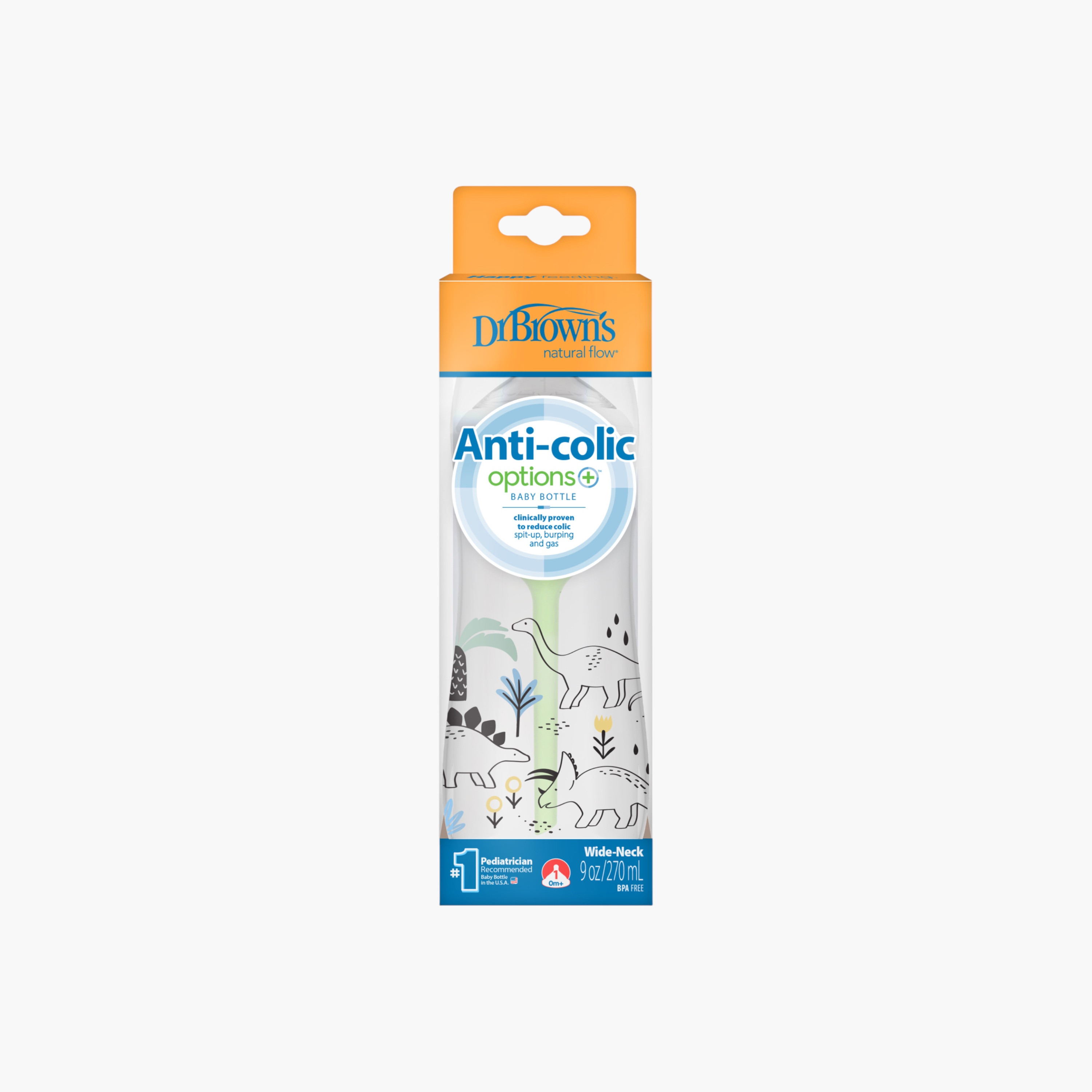 Dr. Brown's Feeding Bottle with Anti-Colic Options, 270 ml-baby-feeding-feedingbottles-bottlesandteats-image-3