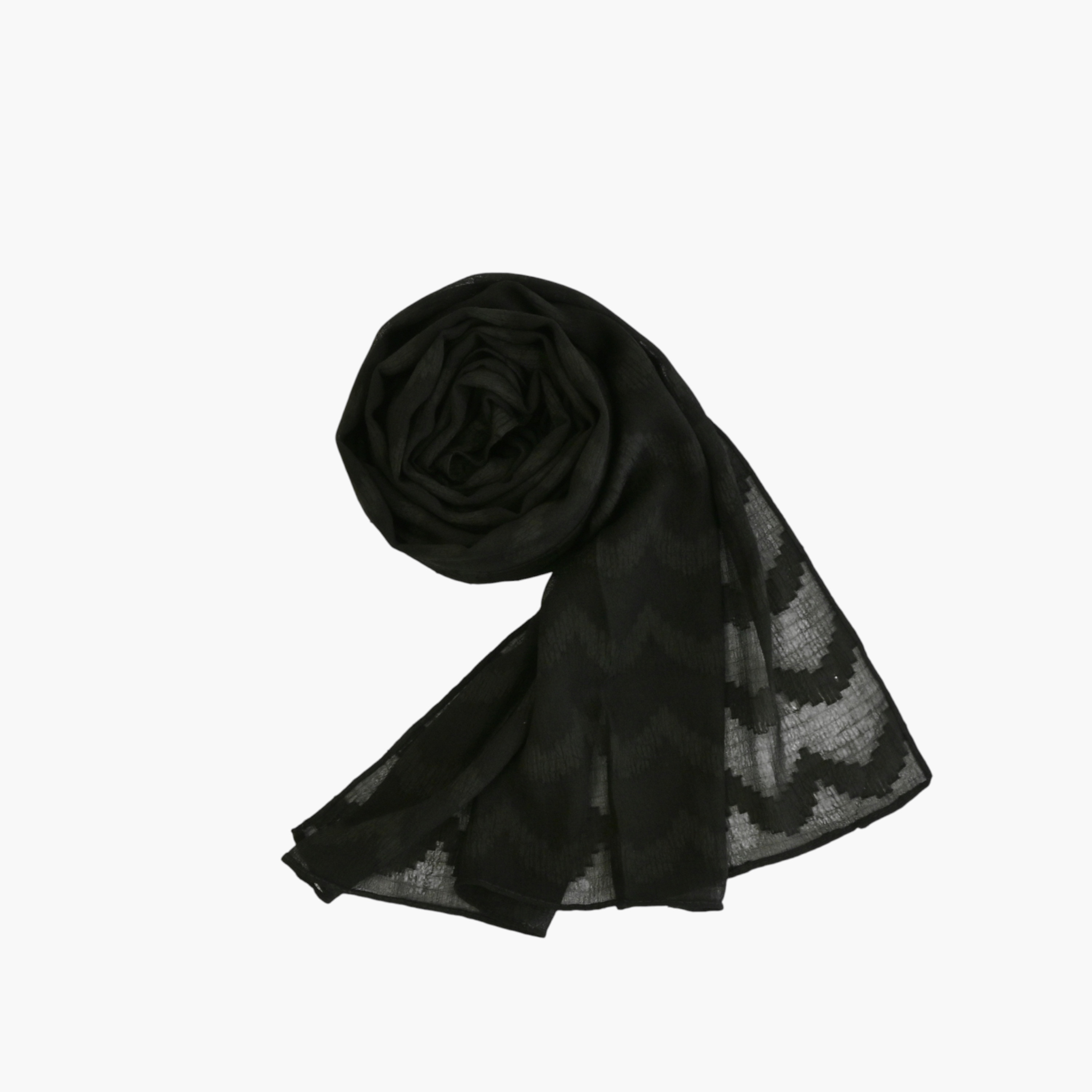 Zora Women's black scarf embroidered-women-clothingaccessories-scarves-image-39