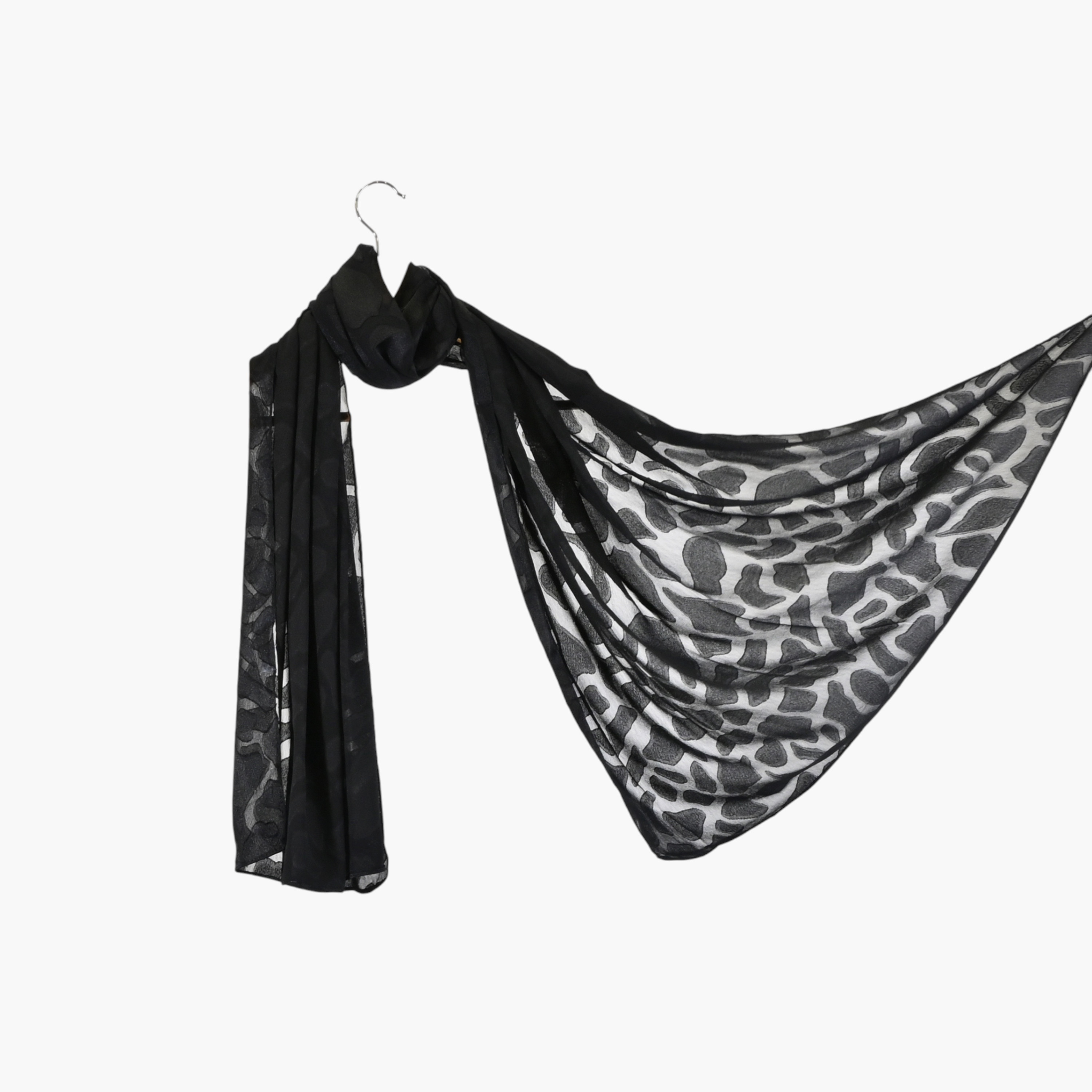 Zora Women's black scarf embroidered-women-clothingaccessories-scarves-image-2