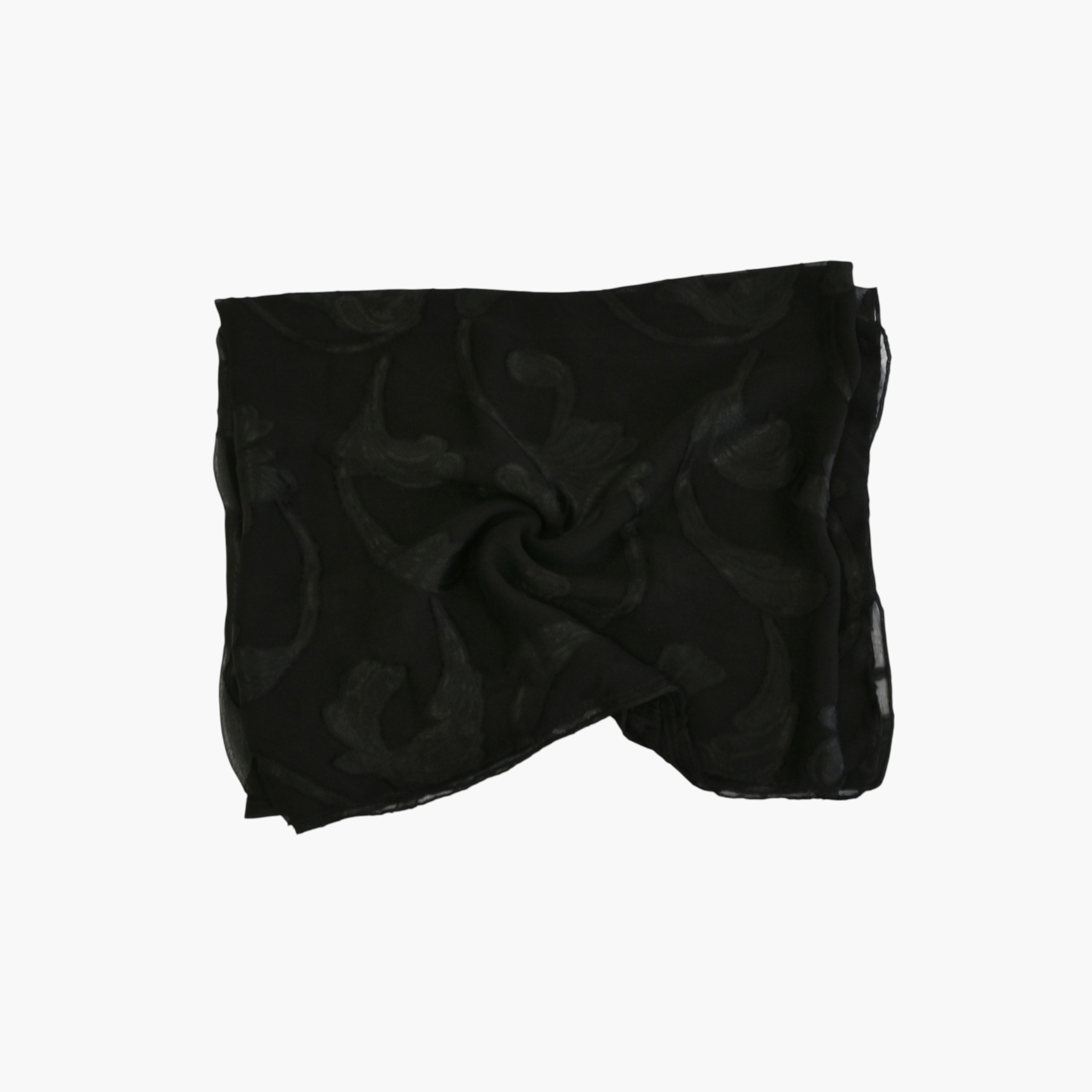 Zora Women's black scarf embroidered-women-clothingaccessories-scarves-image-4