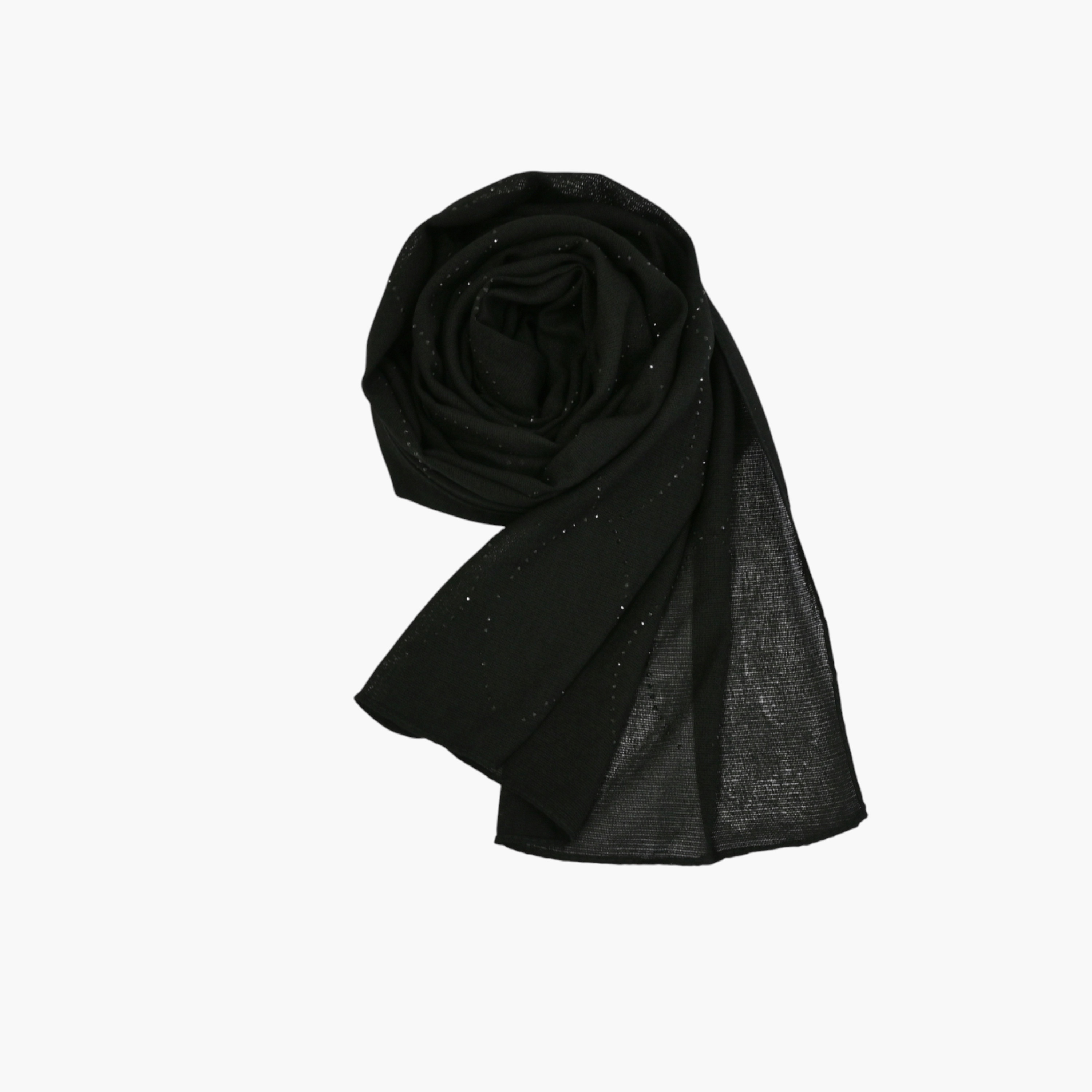 Zora Women's black scarf embroidered with crystals-women-clothingaccessories-scarves-image-19