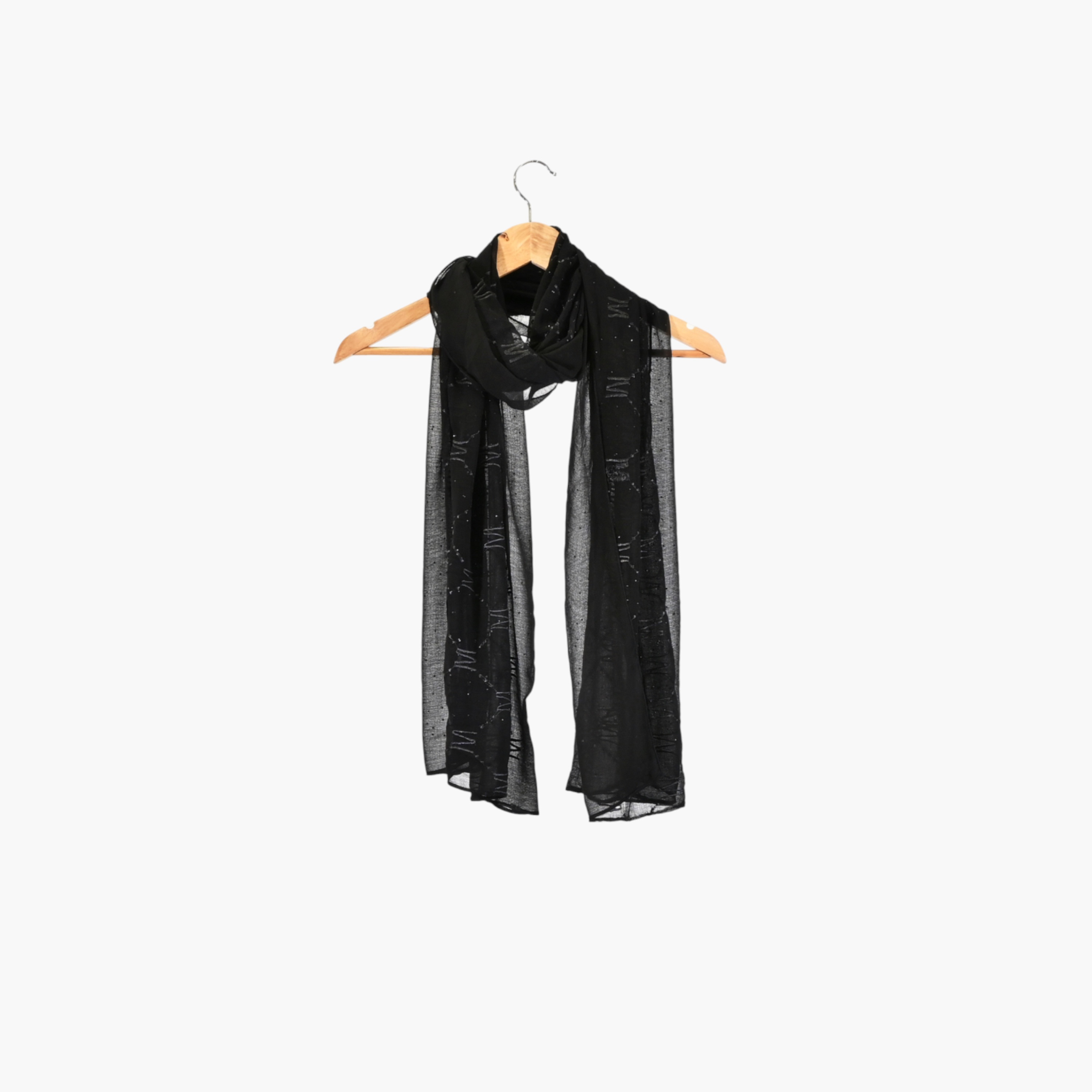 Zora Women's black scarf embroidered with crystals-women-clothingaccessories-scarves-image-9