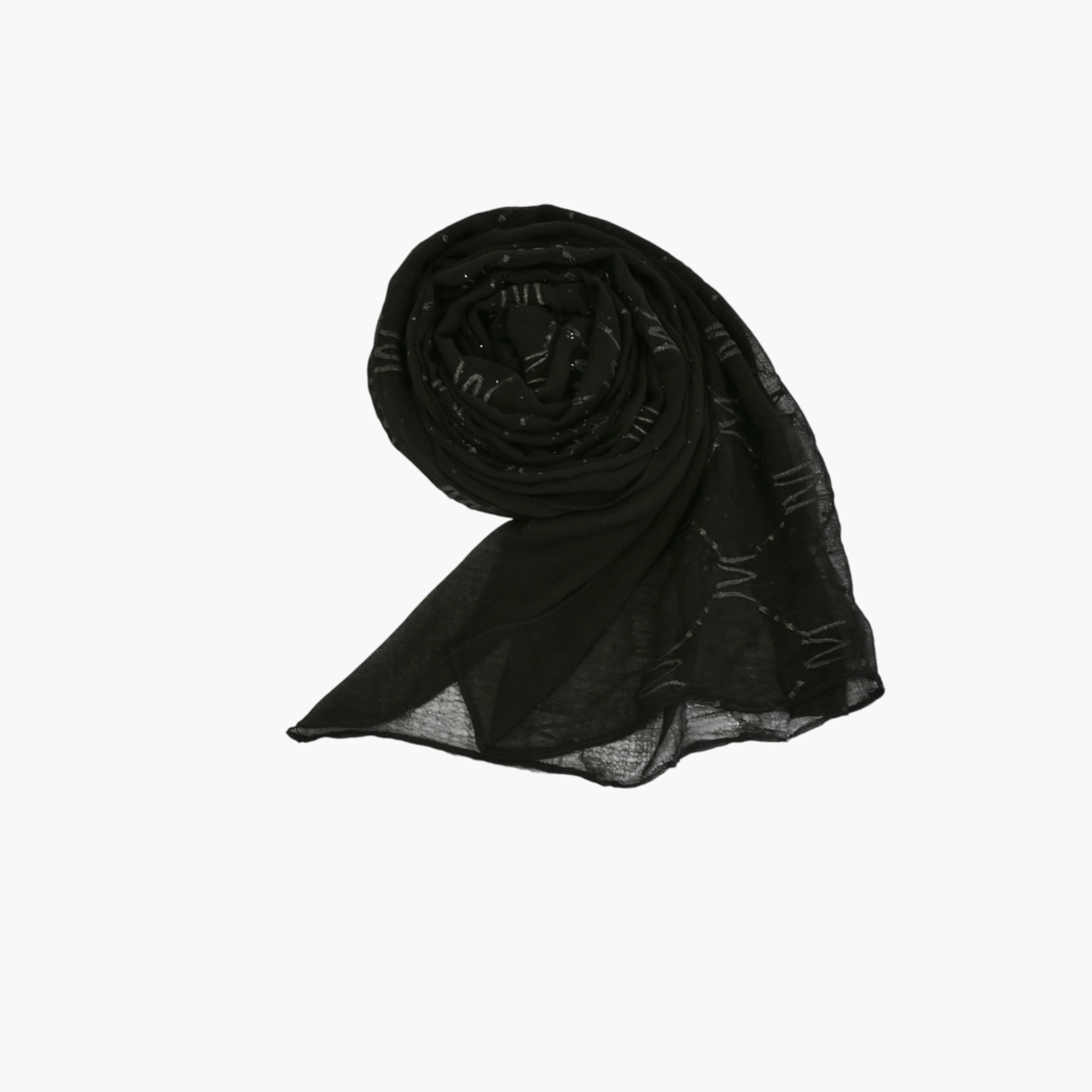 Zora Women's black scarf embroidered with crystals-women-clothingaccessories-scarves-image-11