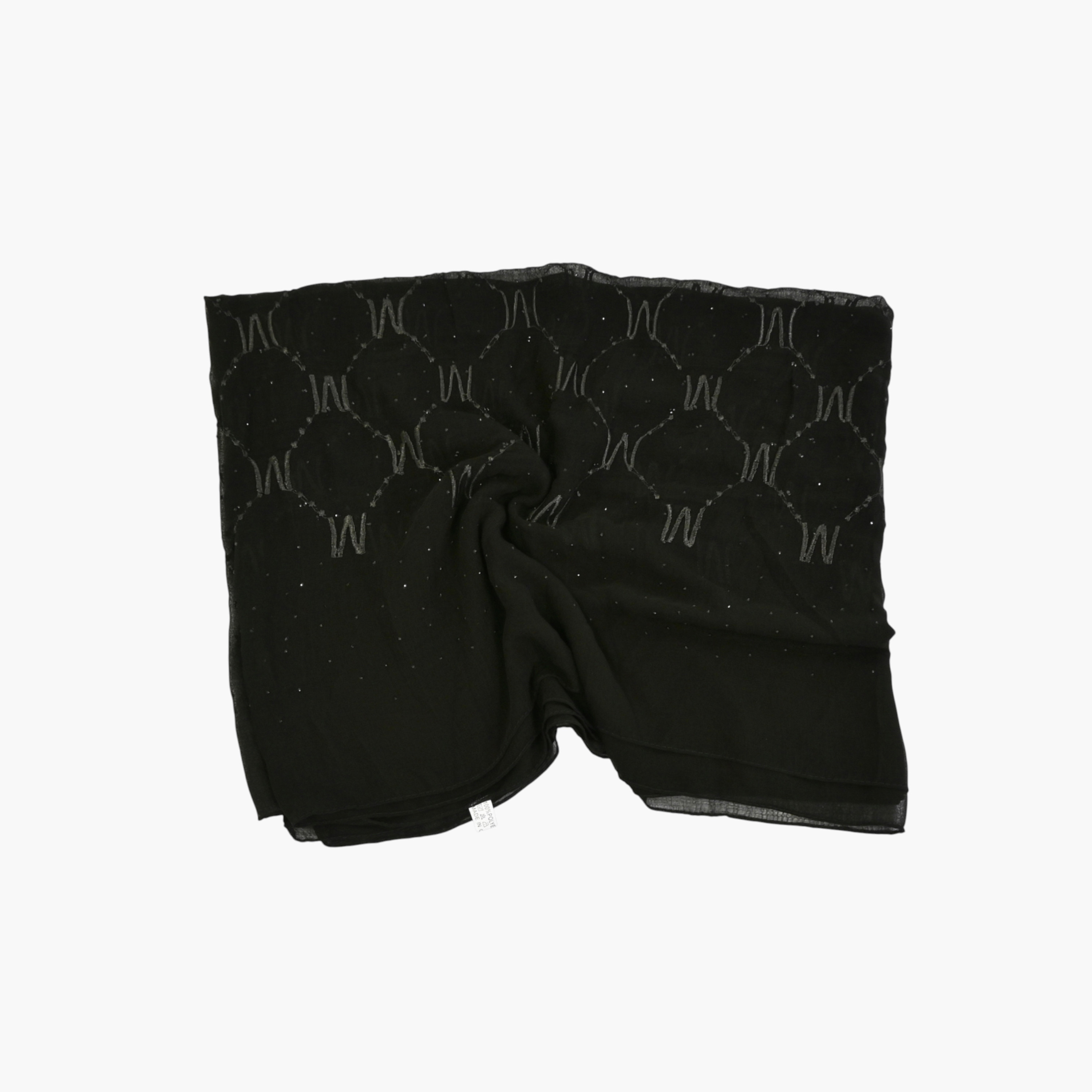 Zora Women's black scarf embroidered with crystals-women-clothingaccessories-scarves-image-4