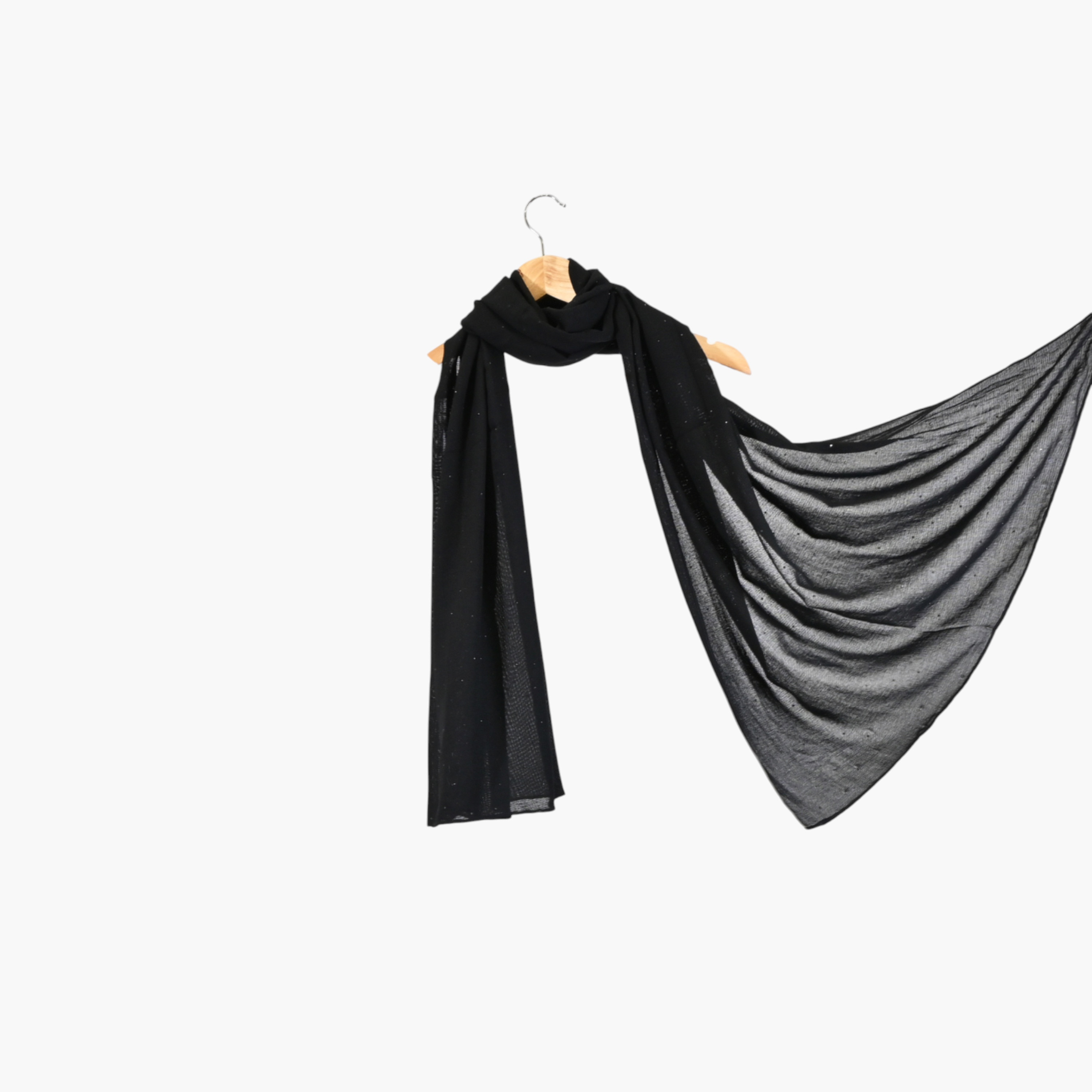 Zora Women's black scarf embroidered with crystals-women-clothingaccessories-scarves-image-6