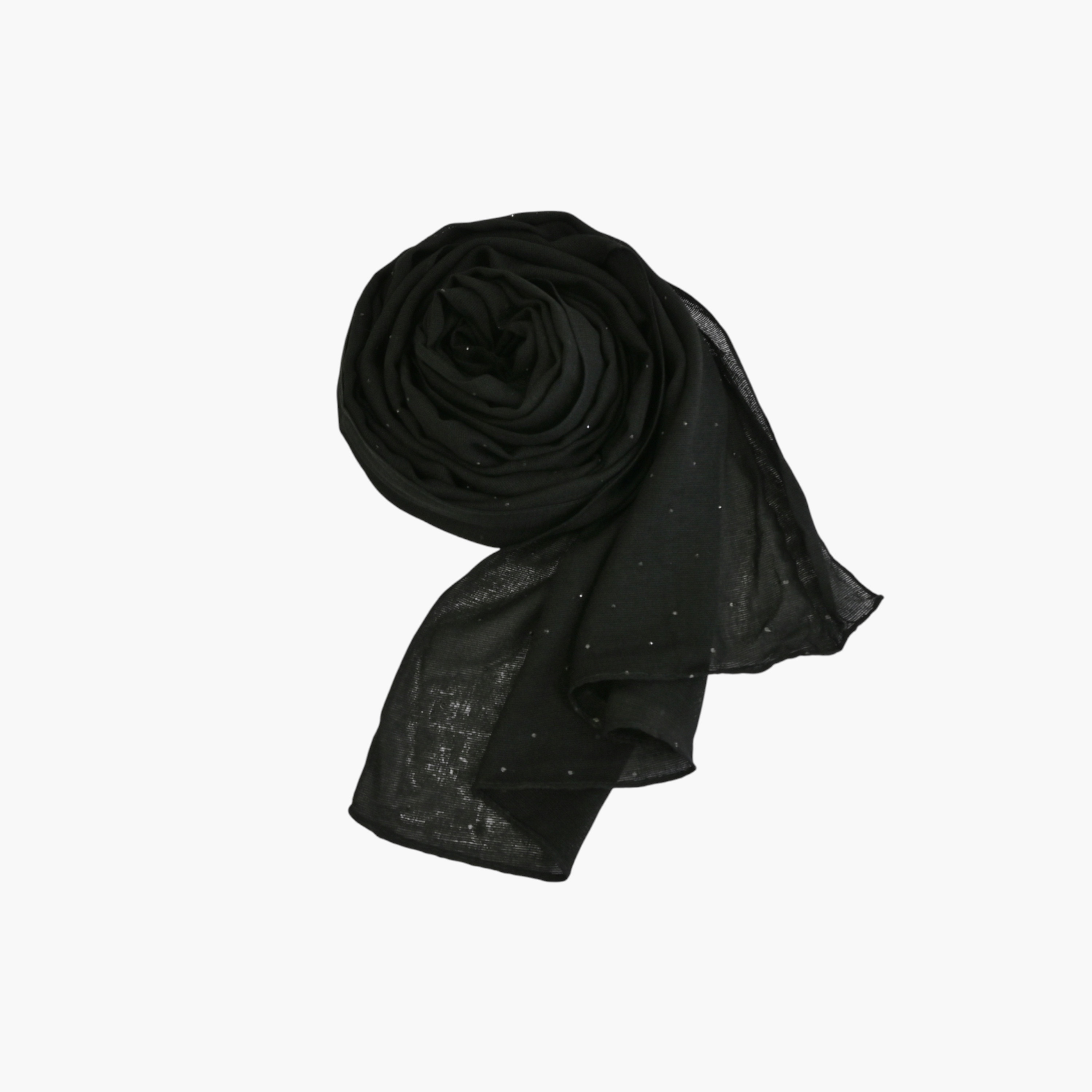 Zora Women's black scarf embroidered with crystals-women-clothingaccessories-scarves-image-7