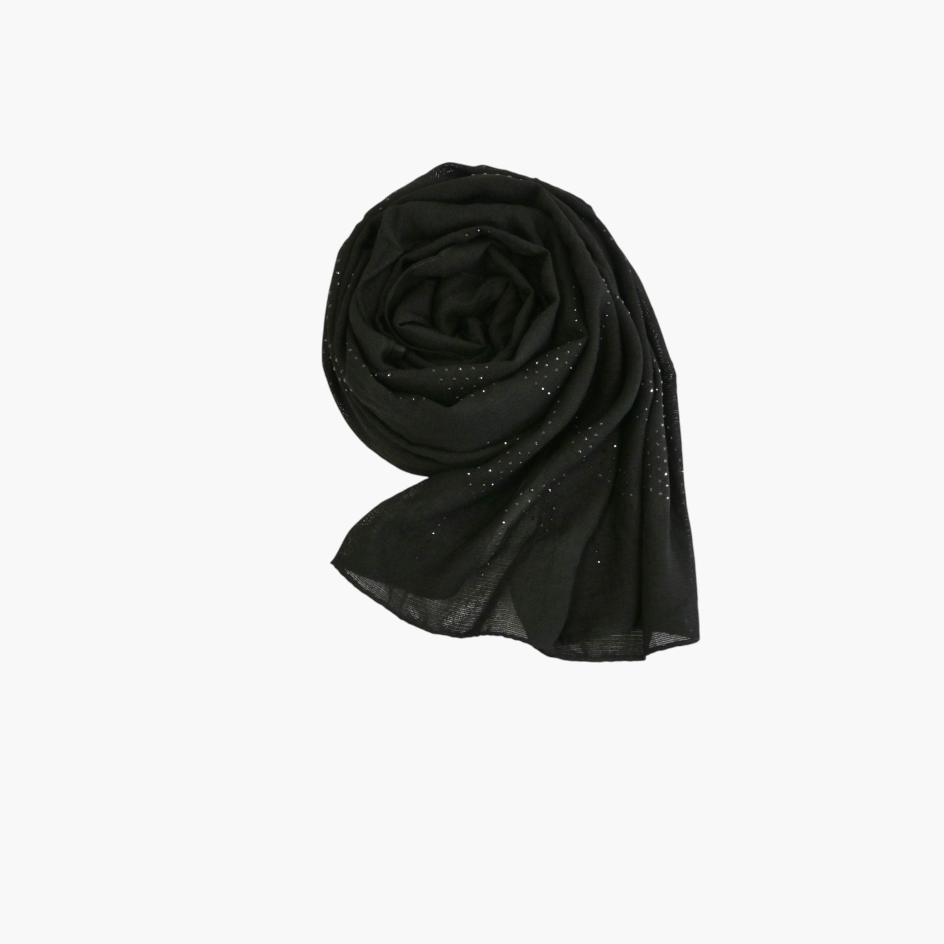 Zora Women's black scarf embroidered with crystals-women-clothingaccessories-scarves-image-3