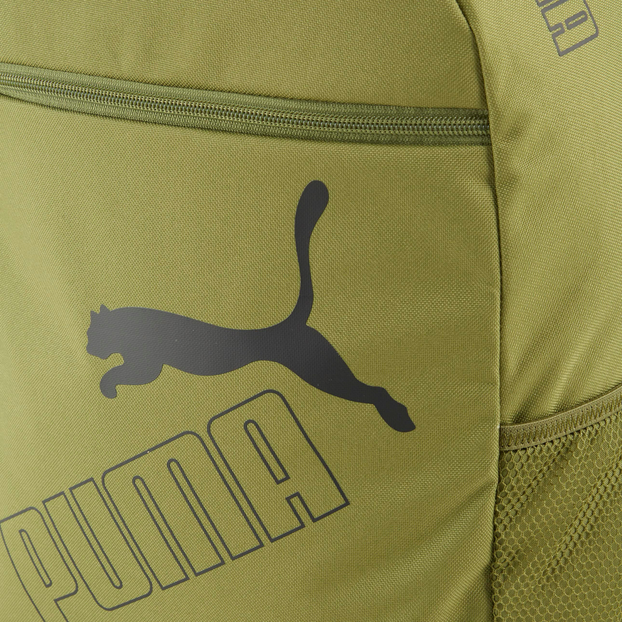 Puma Logo Print School Backpack with Adjustable Shoulder Straps and Zip Closure-school-bagsandbackpacks-backpacks-image-3