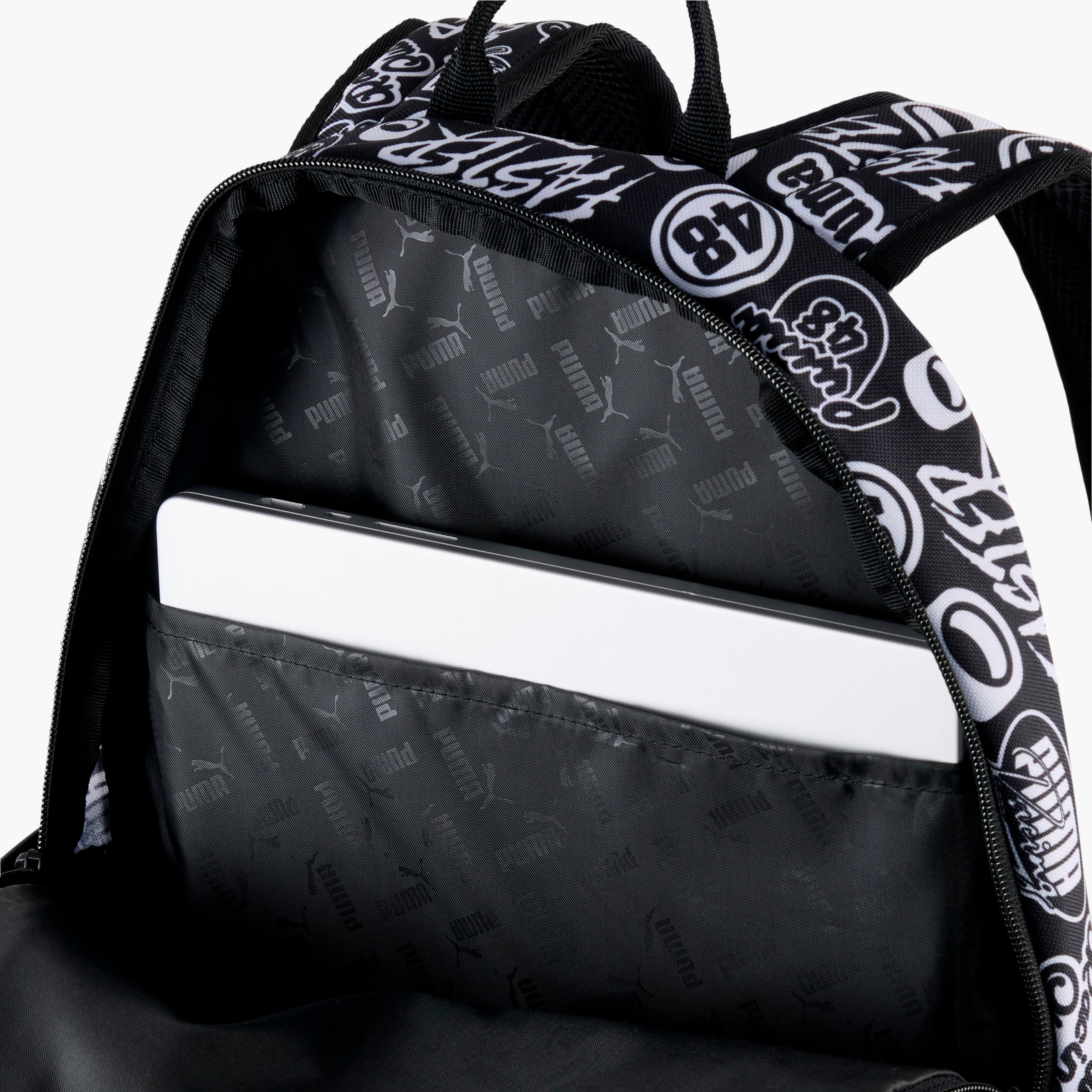 شنطة ظهر مدرسية بأحزمة قابلة للتعديل وسحاب إغلاق وطبعات من بوما-school-bagsandbackpacks-backpacks-image-5